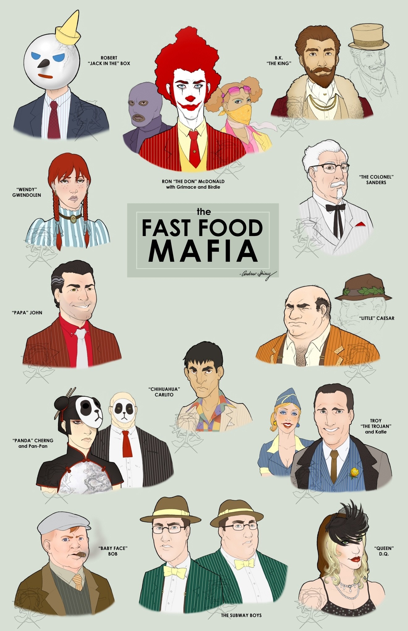 1320x2040 download wallpapers, download 2560x1920 humor funny fast food mafia