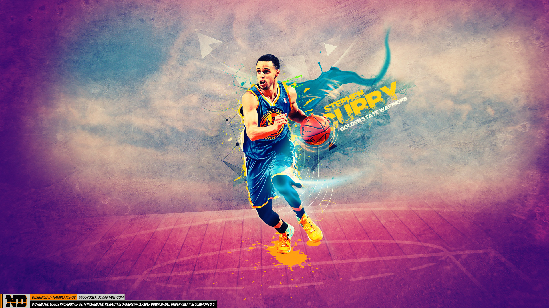 1920x1080 Stephen Curry Golden State Warriors background