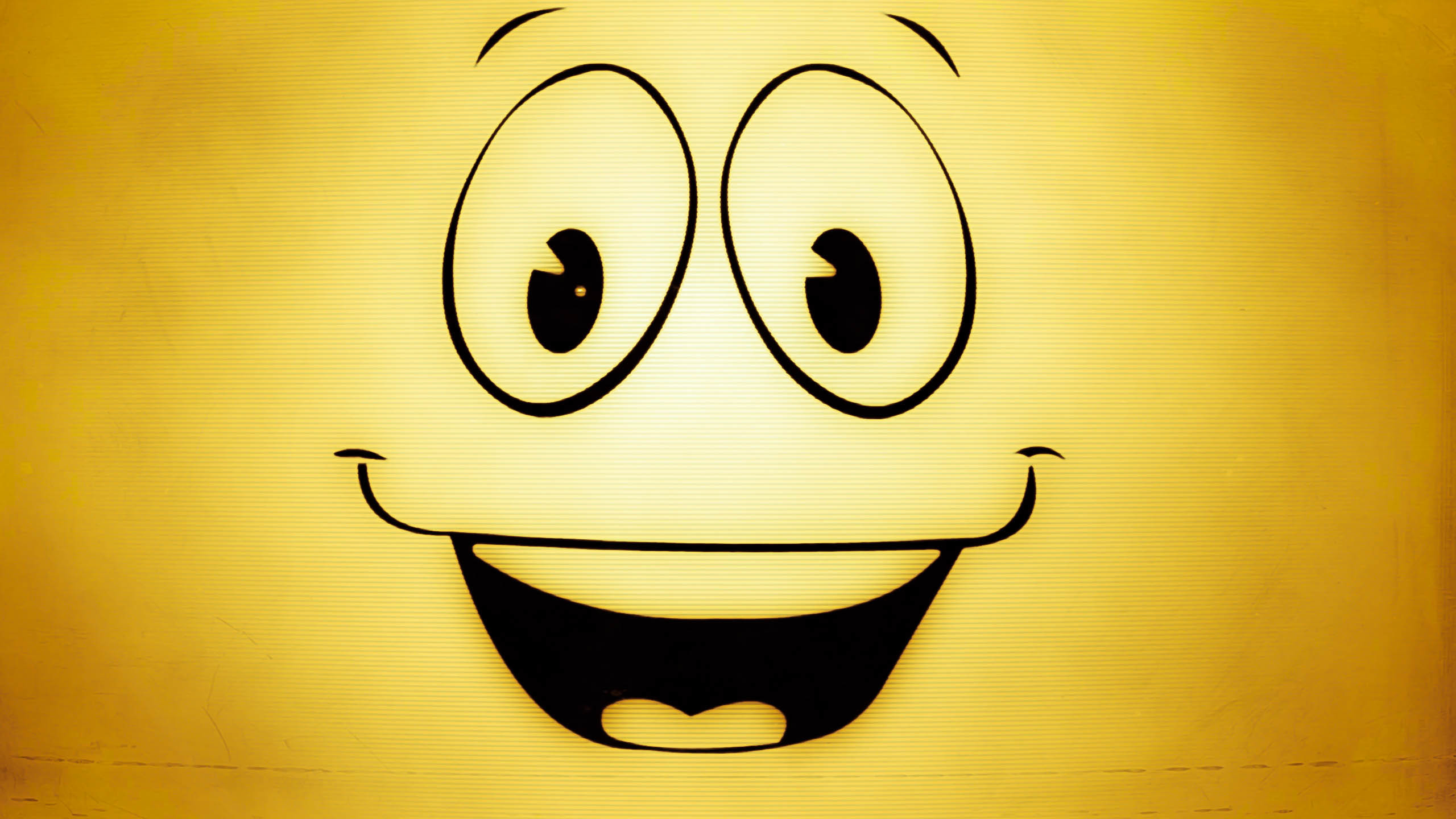 2560x1440 Happy Face Yellow by agentplay on Clipart library