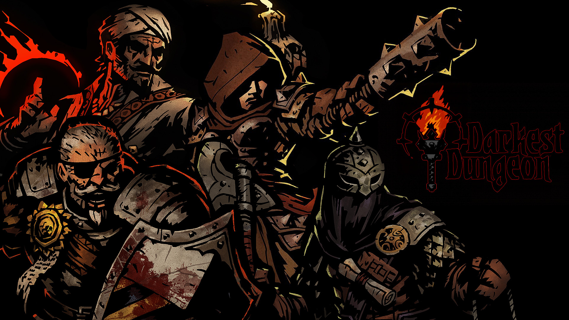 1920x1080 Just a custom made Darkest Dungeon wallpaper done is Photoshop.. have fun~
