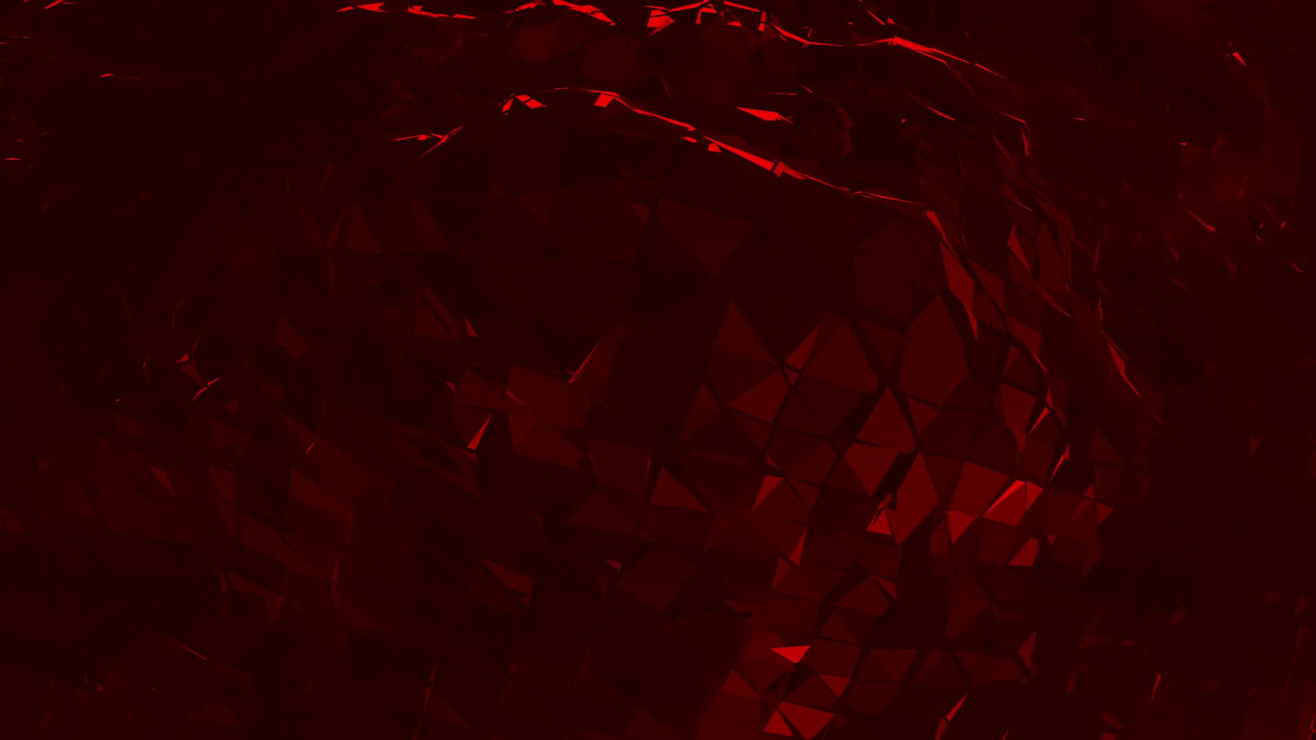 1920x1080 Dark red low poly waving surface as unique background. Dark red polygonal  geometric vibrating environment or pulsating background in cartoon low poly  ...