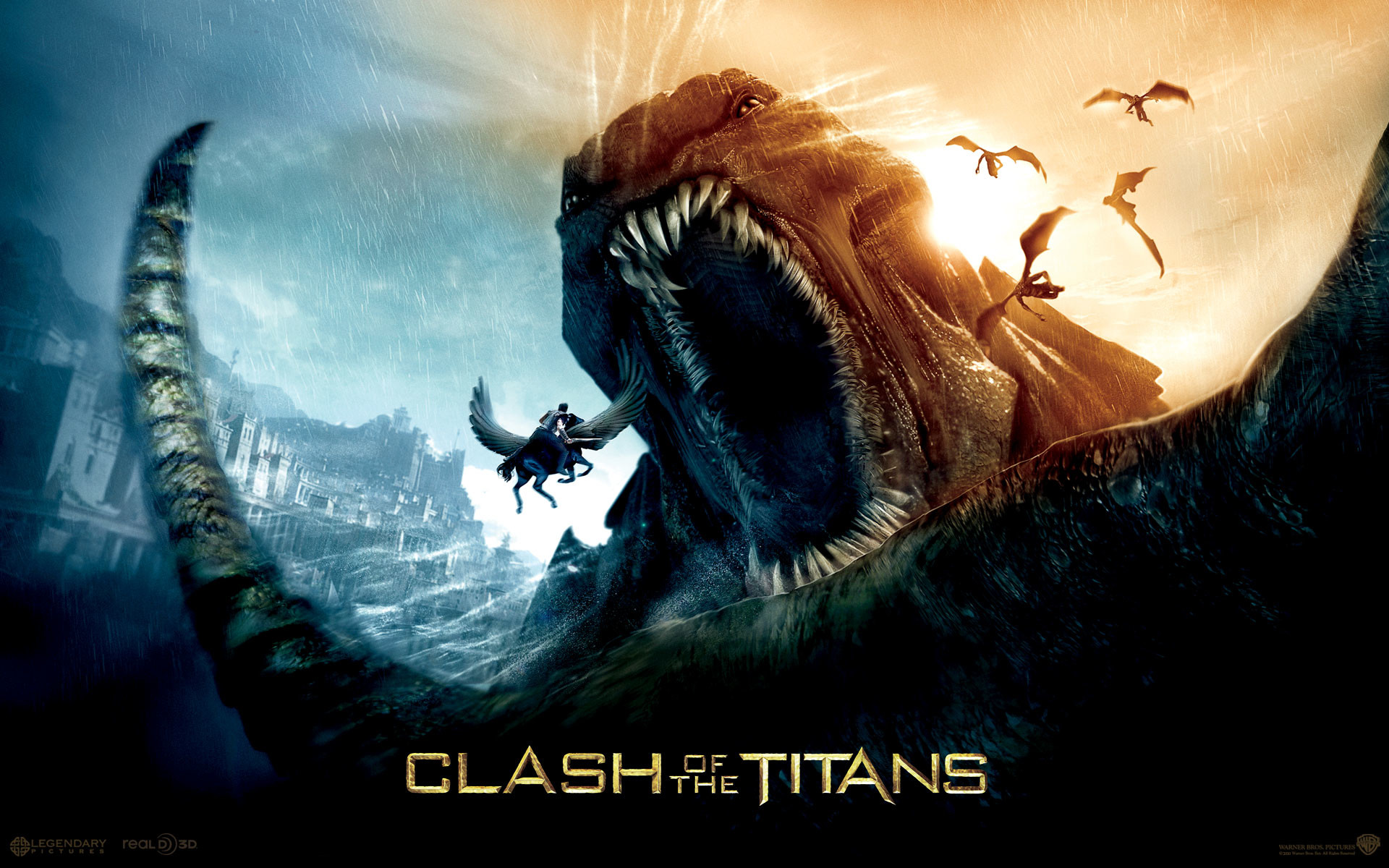 1920x1200 Bild: Clash of the Titans - wÃ¼tend Monster wallpapers and stock photos. Â«