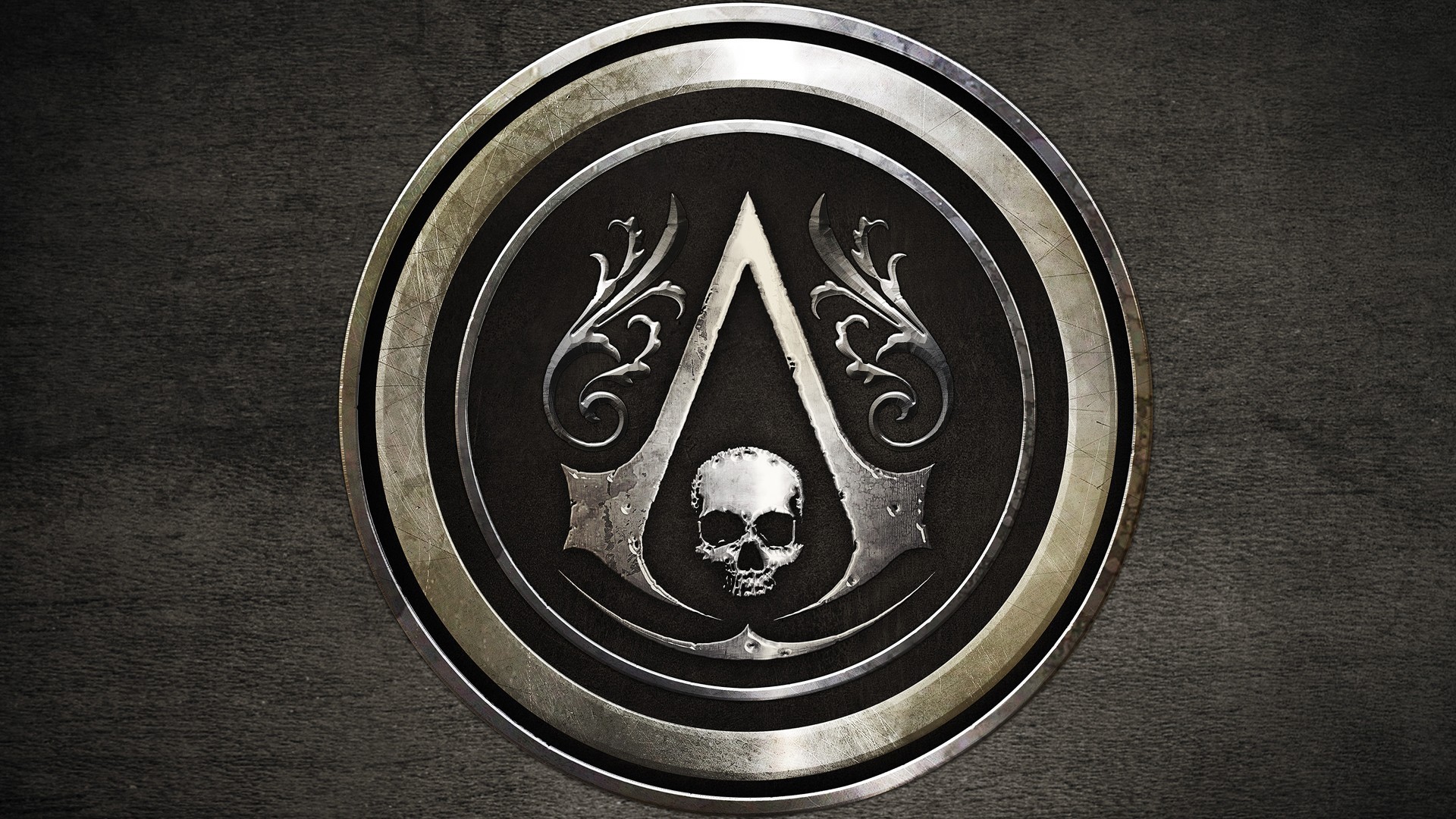 1920x1080 Assassins Creed Black Flag logo hd wallpaper background - HD .
