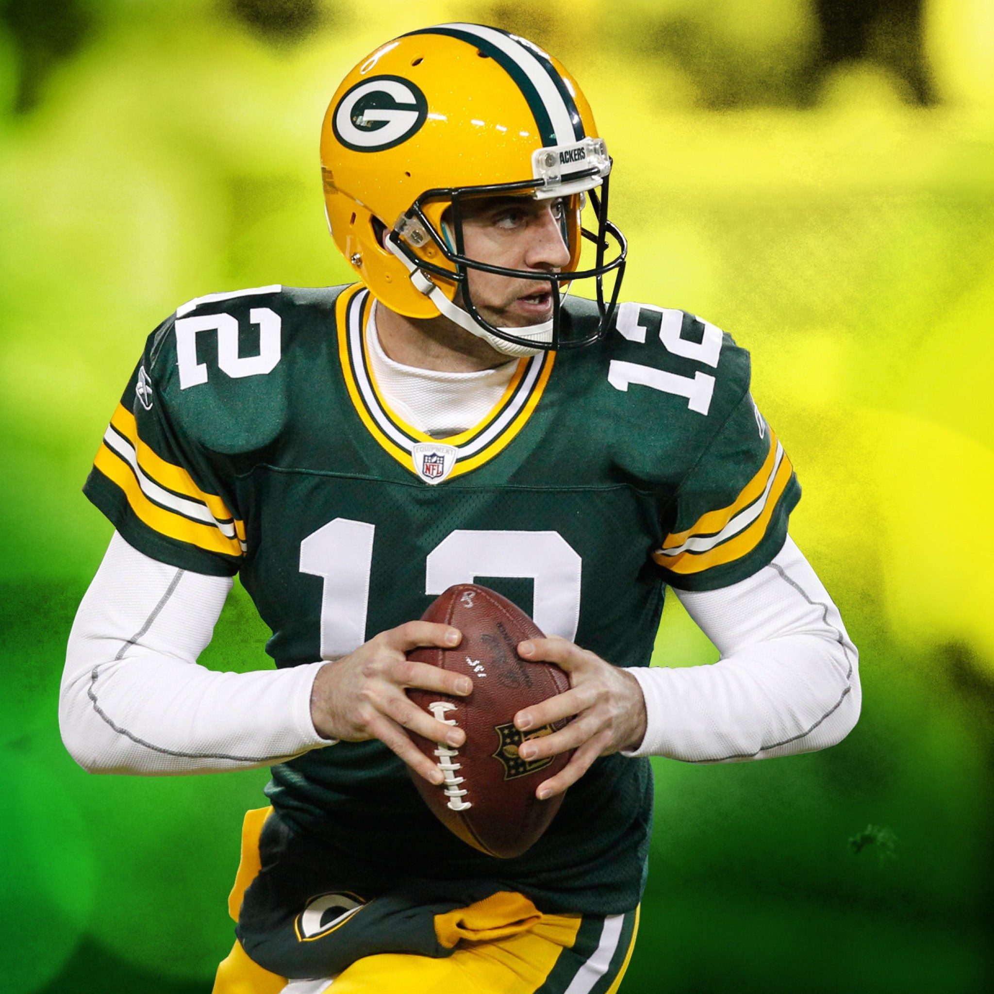 2048x2048 Preview wallpaper aaron rodgers, green bay packers, green bay, wisconsin,  football 