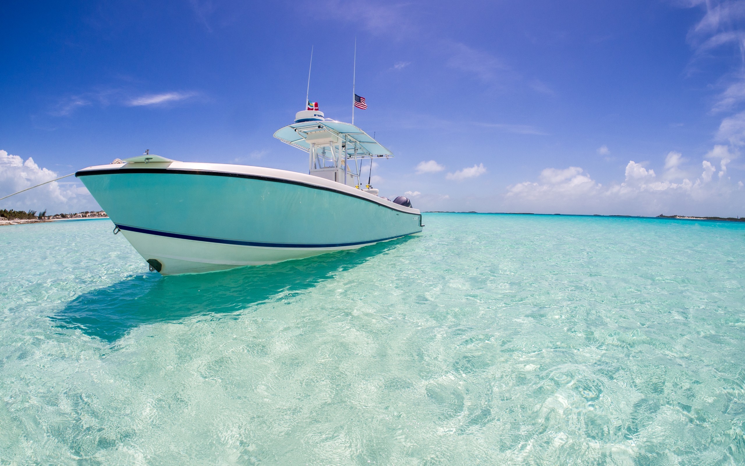 2560x1600 ... Nature Sea With Boat Wallpaper 14 Boat Nature Ocean Time Summer Sea Beach  Wallpaper Live ...