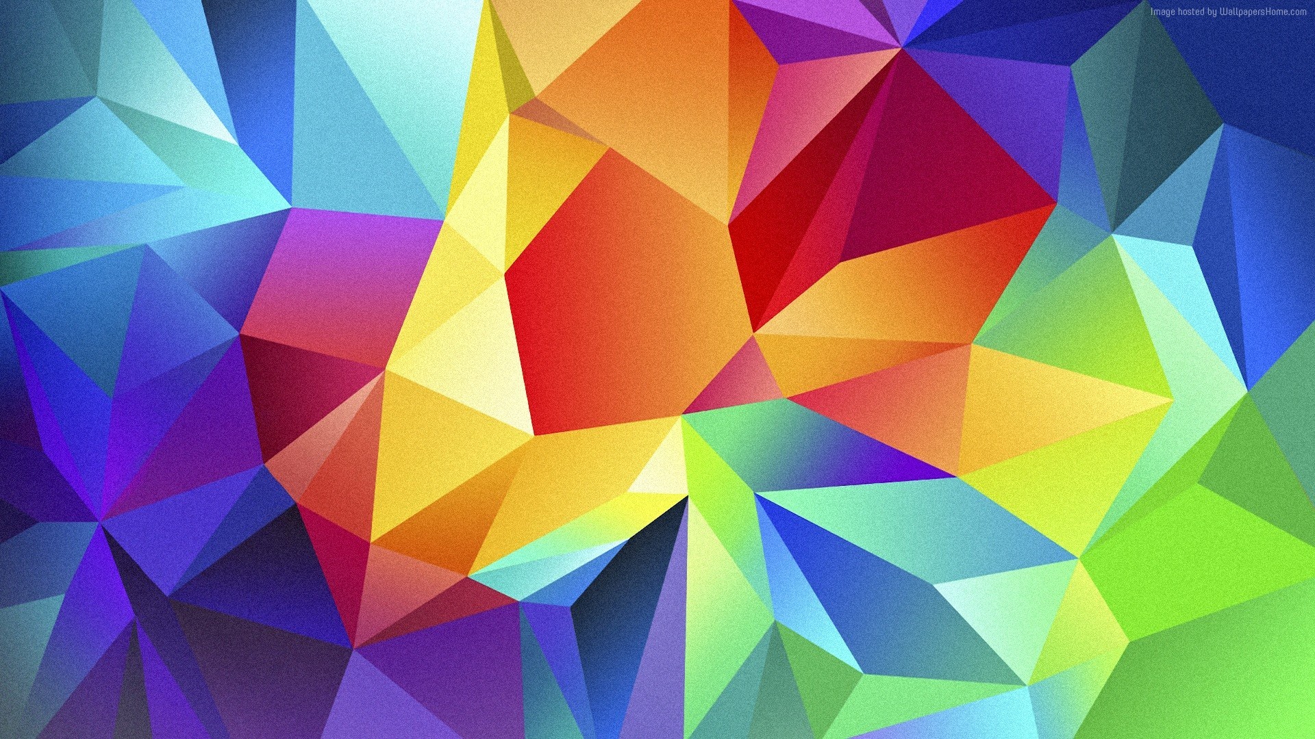 1920x1080 Wallpaper polygon, 4k, HD wallpaper, android, triangle, background, orange,  red, blue, pattern, OS #3522. We host truly cool 4k wallpapers