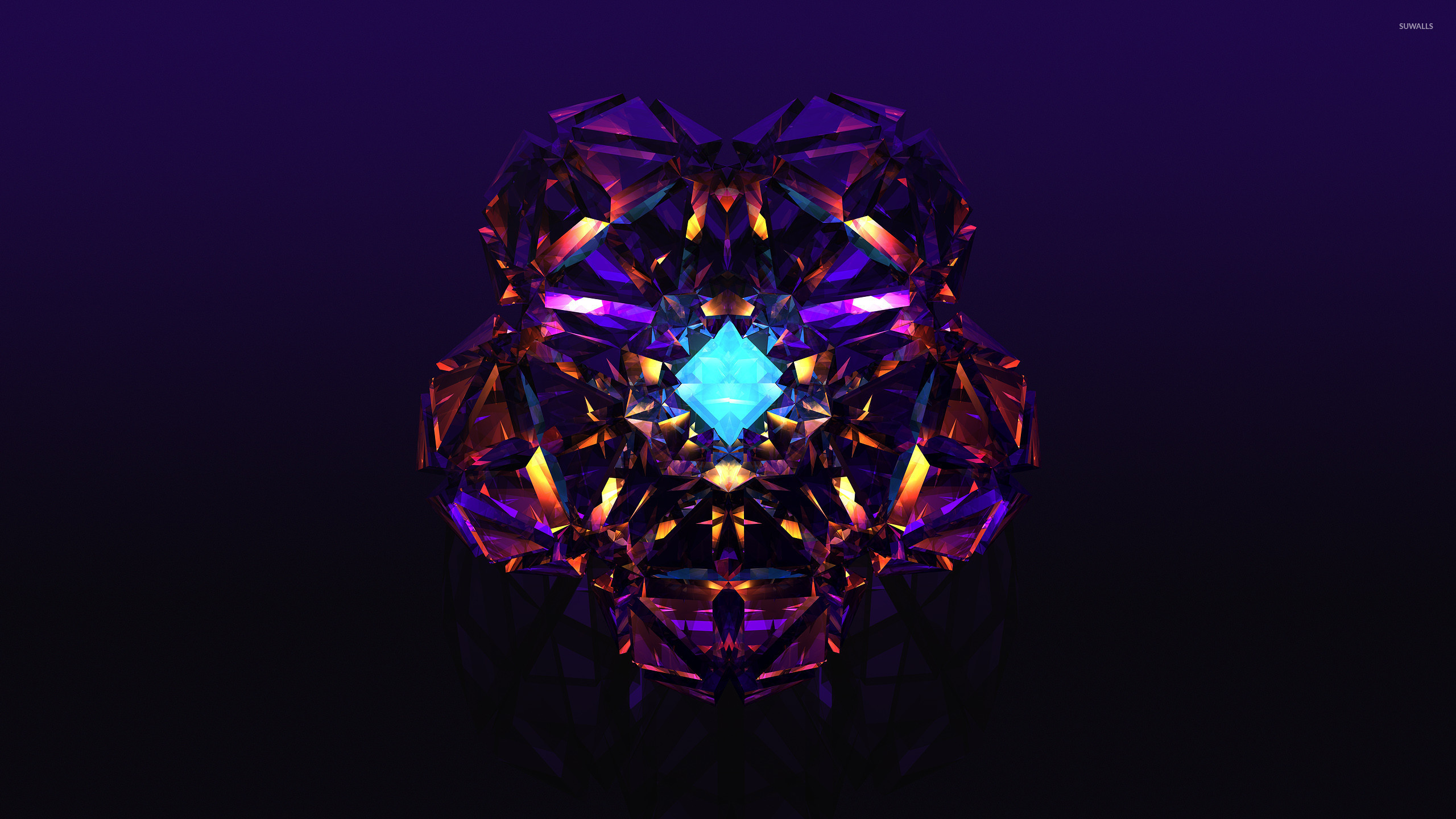 2560x1440 Purple diamond wallpaper  jpg