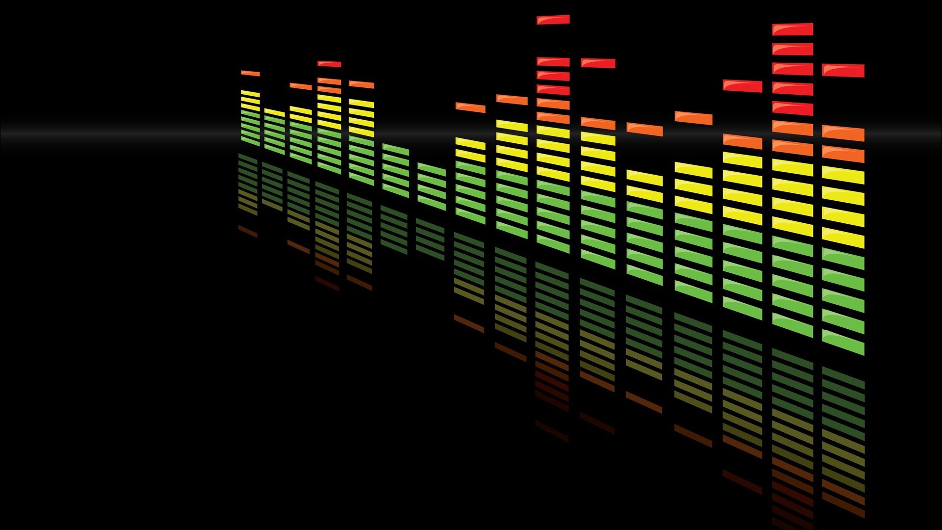 1920x1080 Music Equalizer Colorful Full HD Desktop Wallpapers
