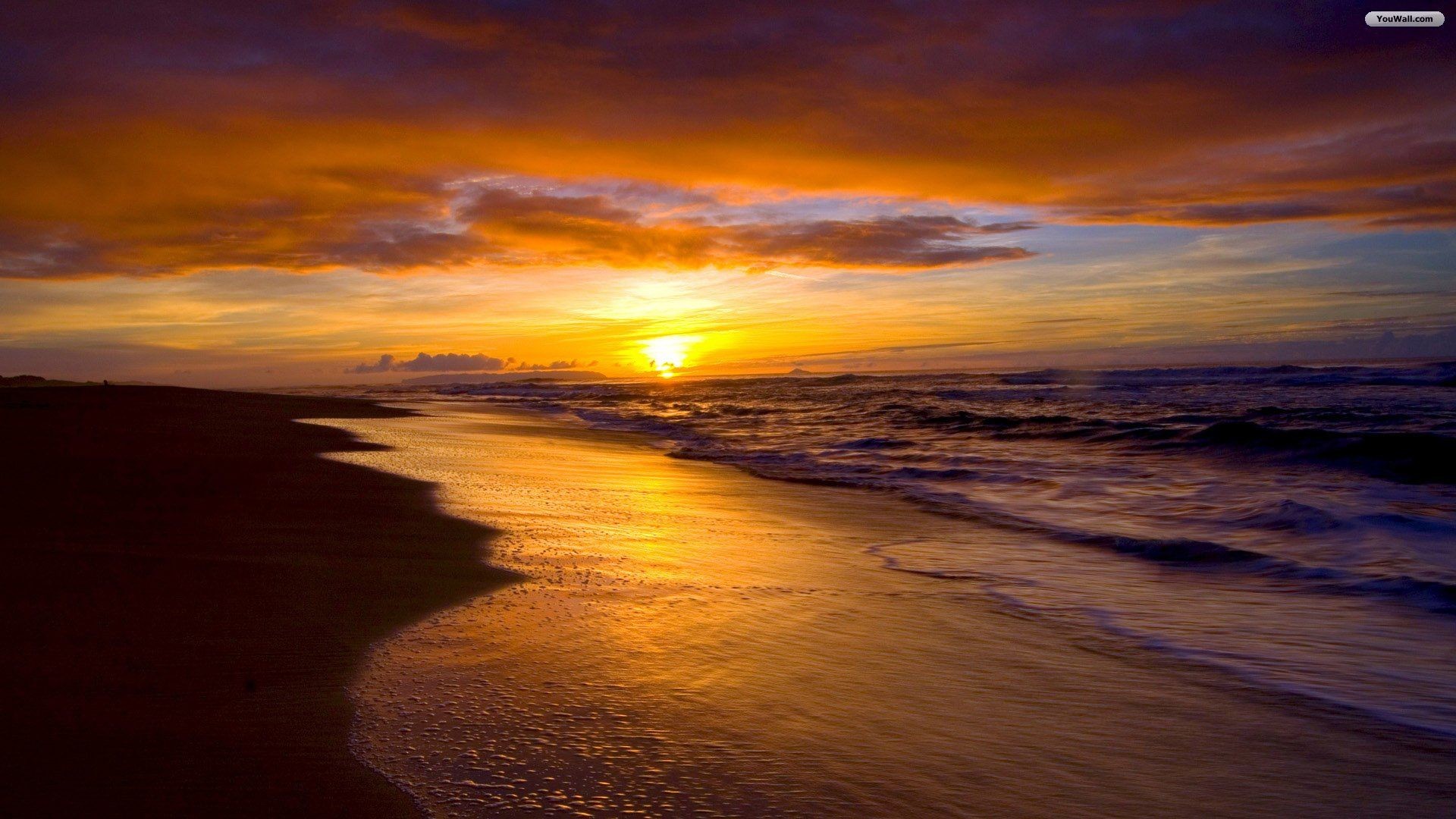 1920x1080 Beach Sunset Image For Desktop Wallpaper 1920 x 1080 px 623.08 KB romantic  iphone beautiful waves