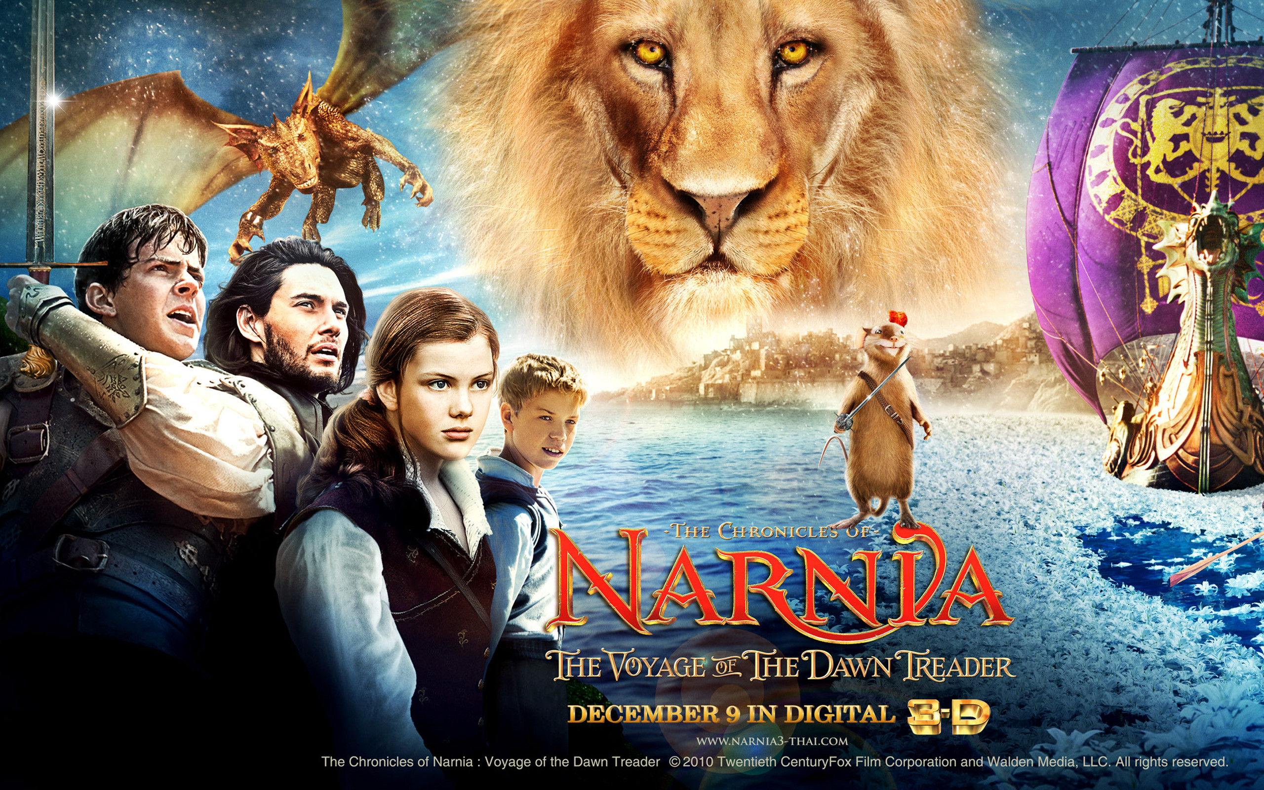 2560x1600 The Chronicles of Narnia Voyage of the Dawn Treader