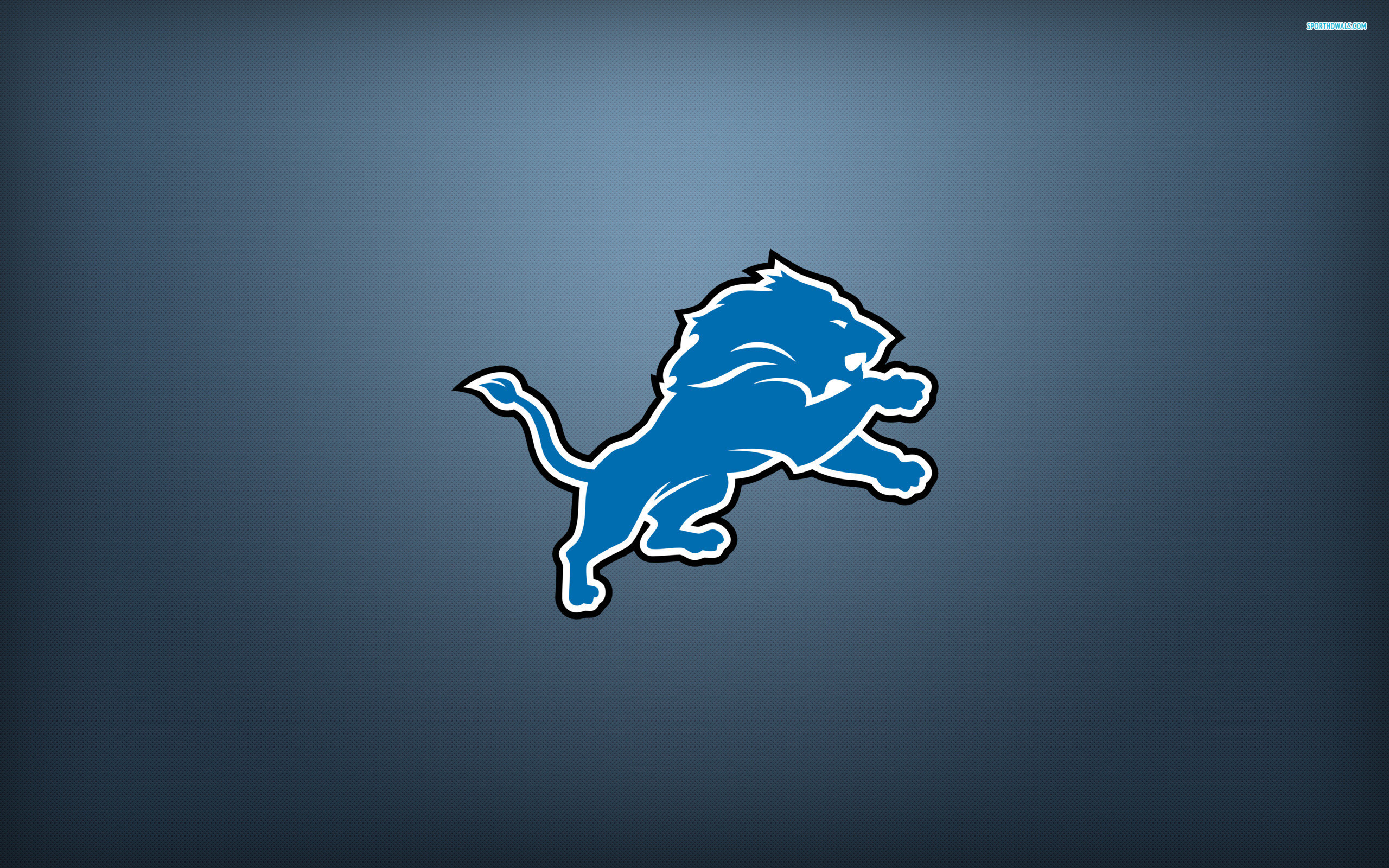 2560x1600 Awe Inspiring Detroit Lions Blue Logo Bright Backgrounds Nfl Wallpapers  px