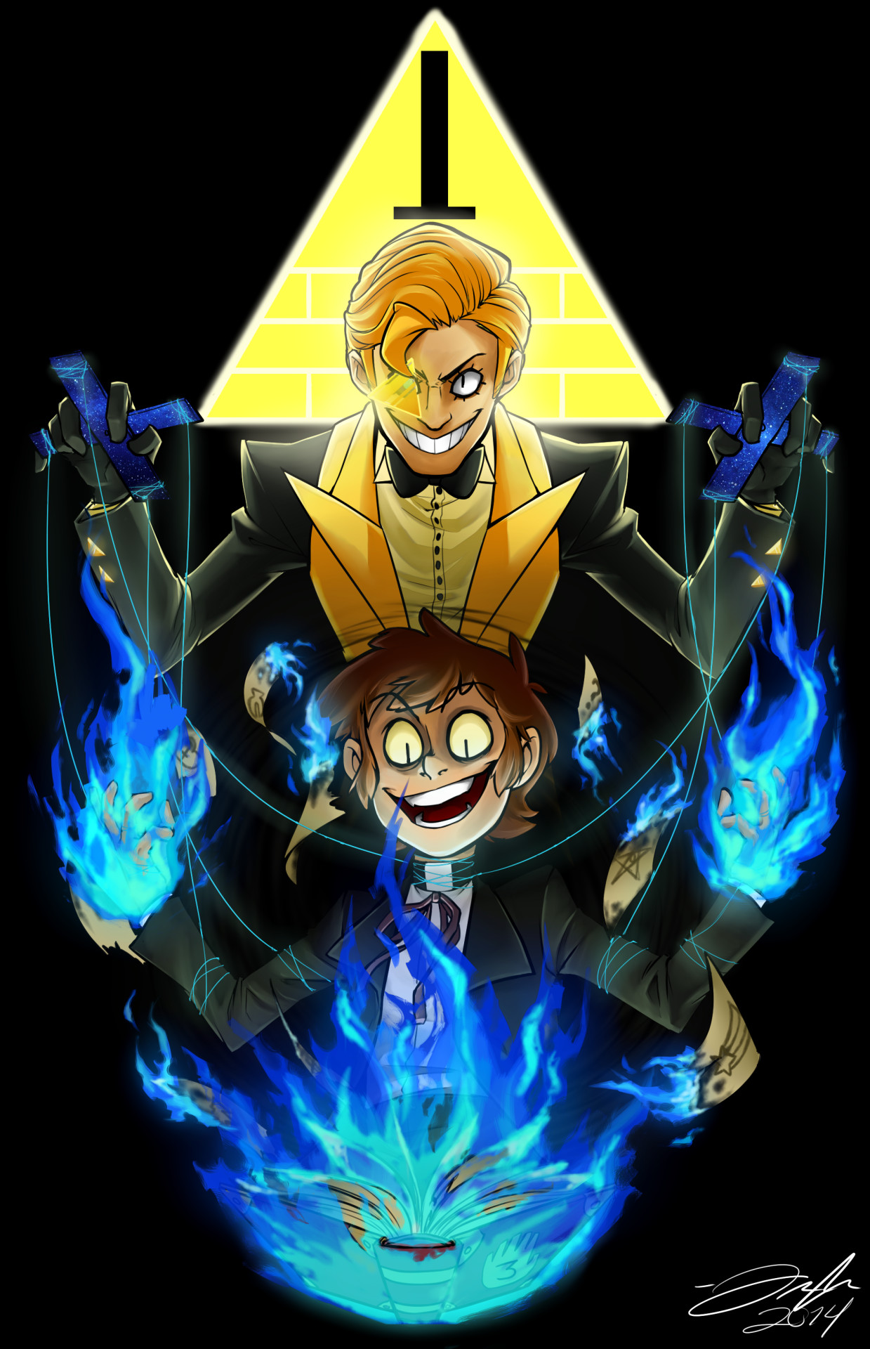 1239x1920 An fan work of Boomsheika's humanized Bill Cipher and Dipper Pines from the  Disney animated series Gravity Falls. You don't realize that the human  version ...