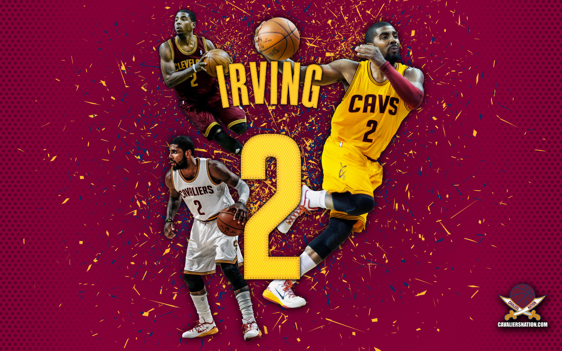 1920x1200 Kyrie Irving “Abstract” Wallpaper