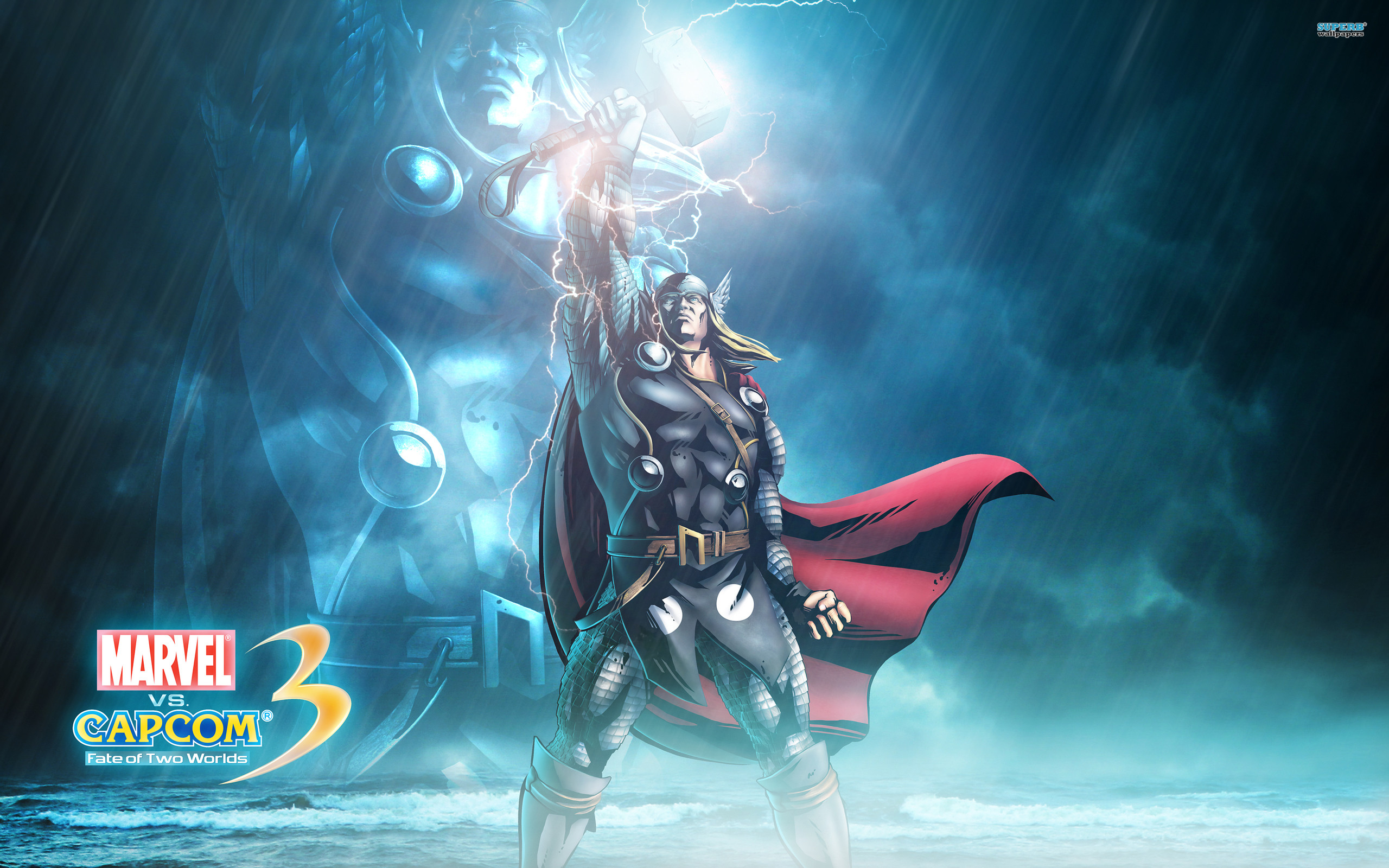 2560x1600 Wallpapers Marvel vs Capcom Heroes comics Thor hero Men Warriors Fantasy  Games  Man