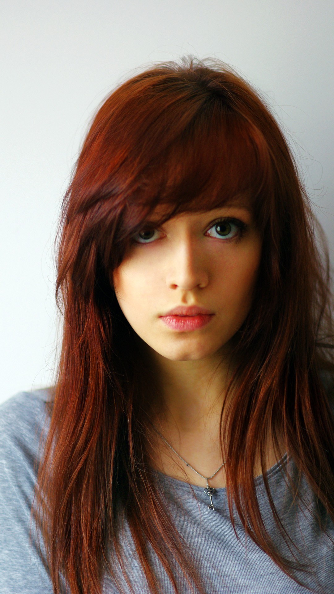 1080x1920 ... Gorgeous redhead Girl mobile wallpaper