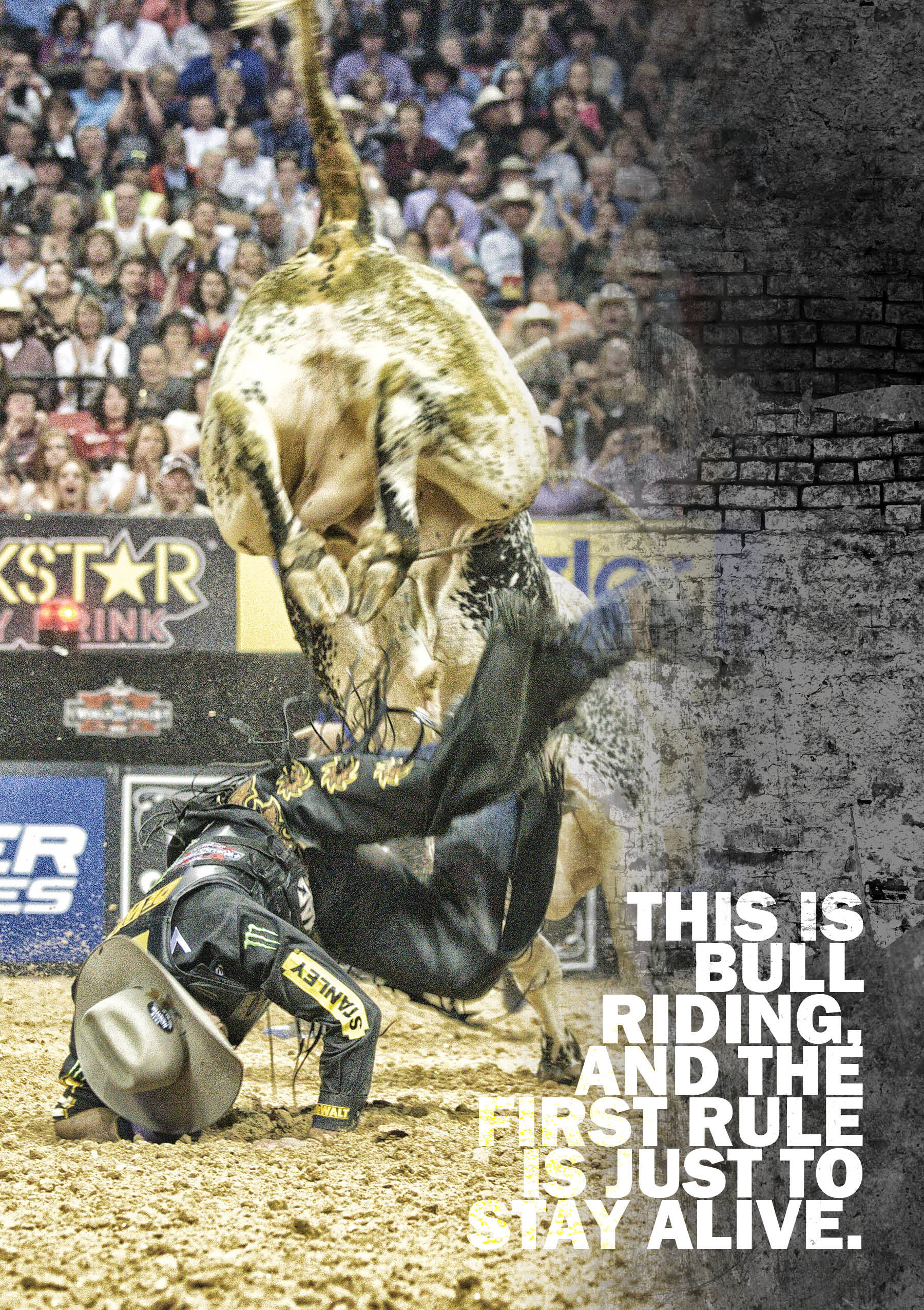 1800x2550 This is bull riding, and the first rule is just to stay alive.
