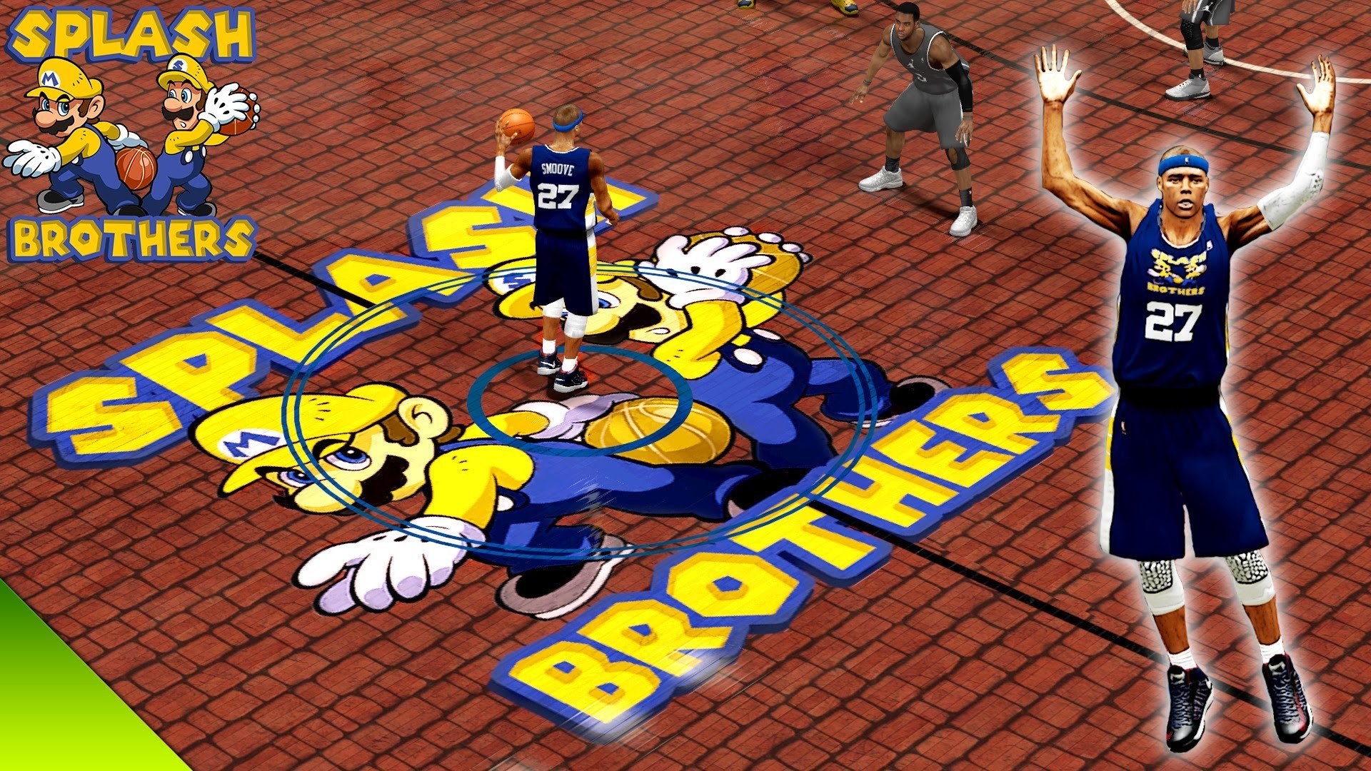 1920x1080 NBA 2K13 - Chris "SplashBrothers" Smoove Team Mod! | Smoove Hits Halfcourt  Shot! | Ft. Team Jordan