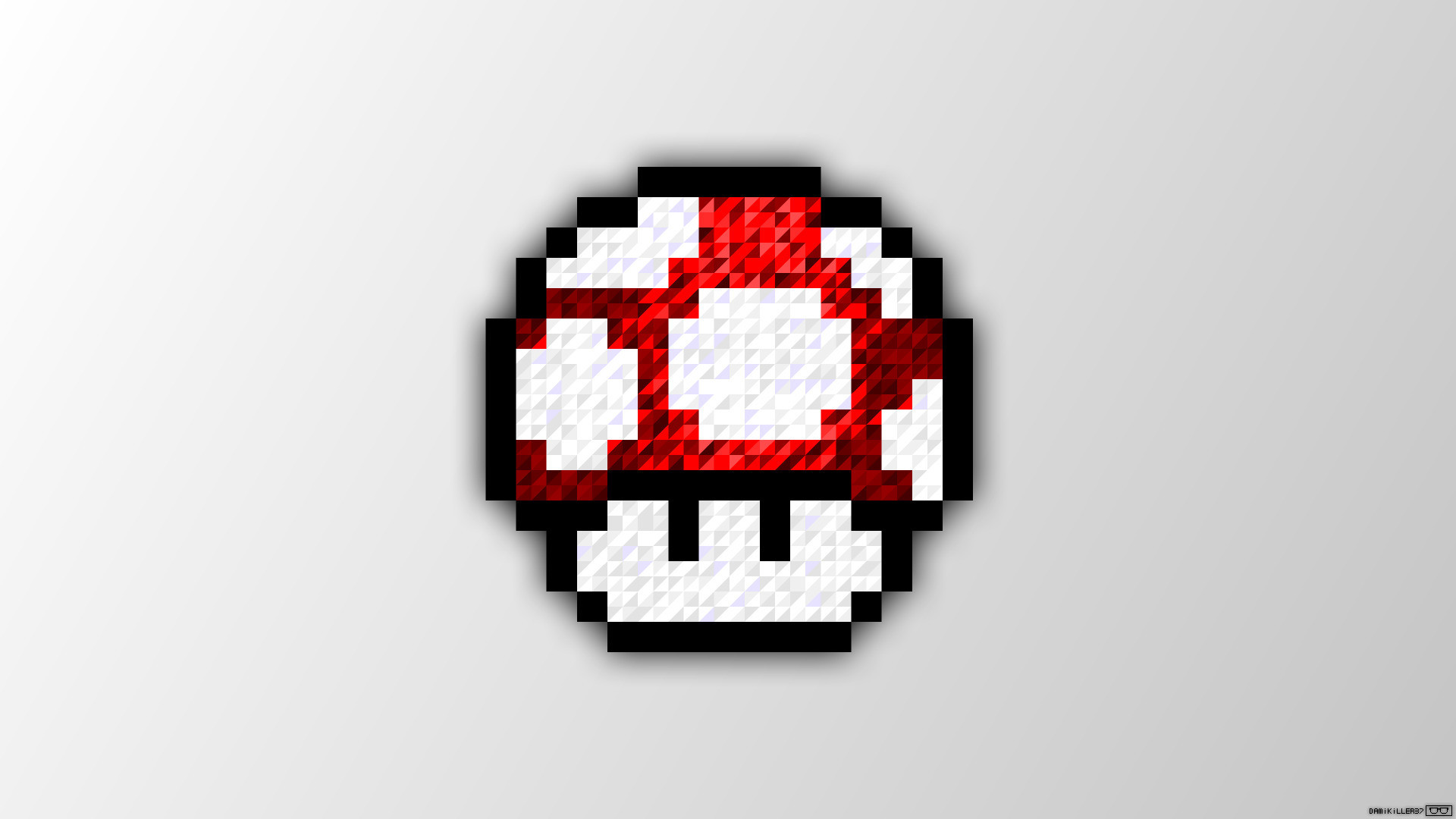 1920x1080  pixel Art, Trixel, Super Mario, Mushroom Wallpapers HD / Desktop  and Mobile Backgrounds