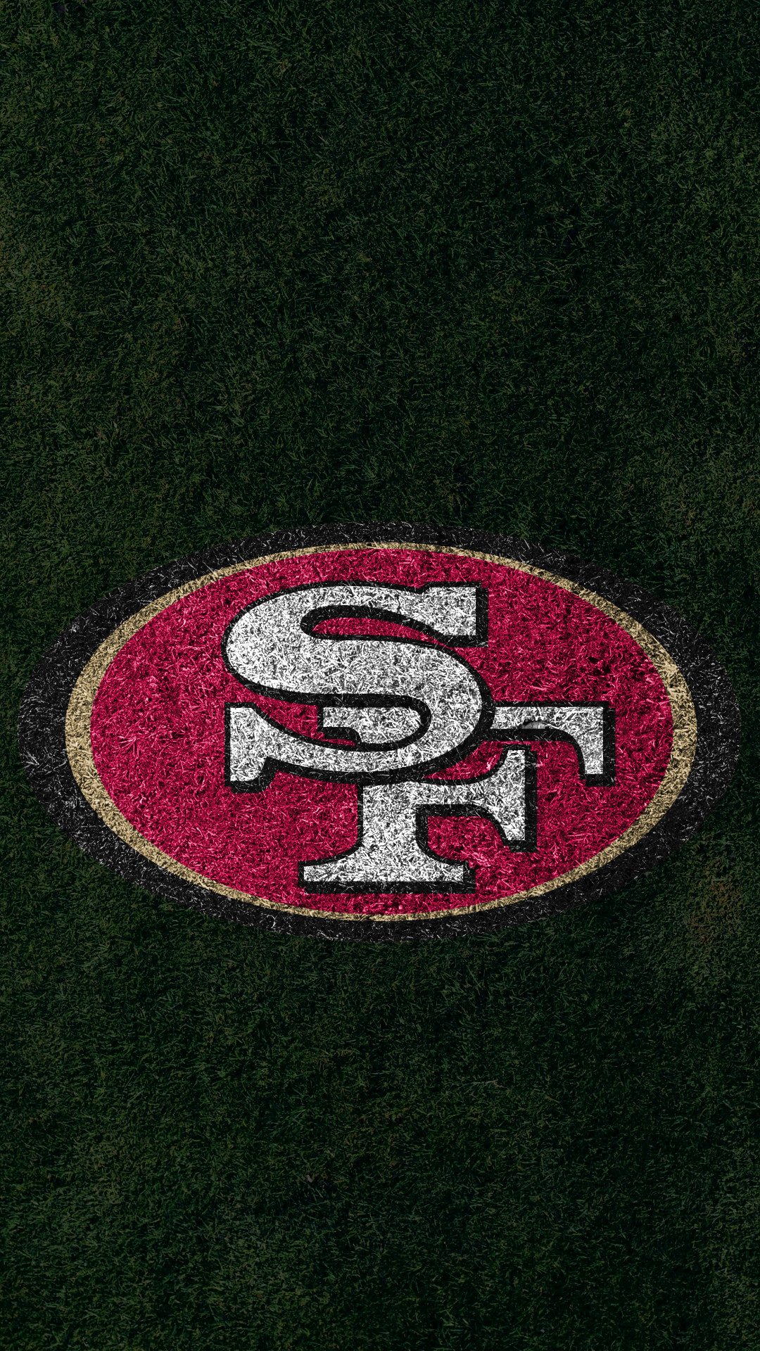 1080x1920 ... San Francisco 49ers 2017 turf logo wallpaper free iphone 5, 6, 7, galaxy