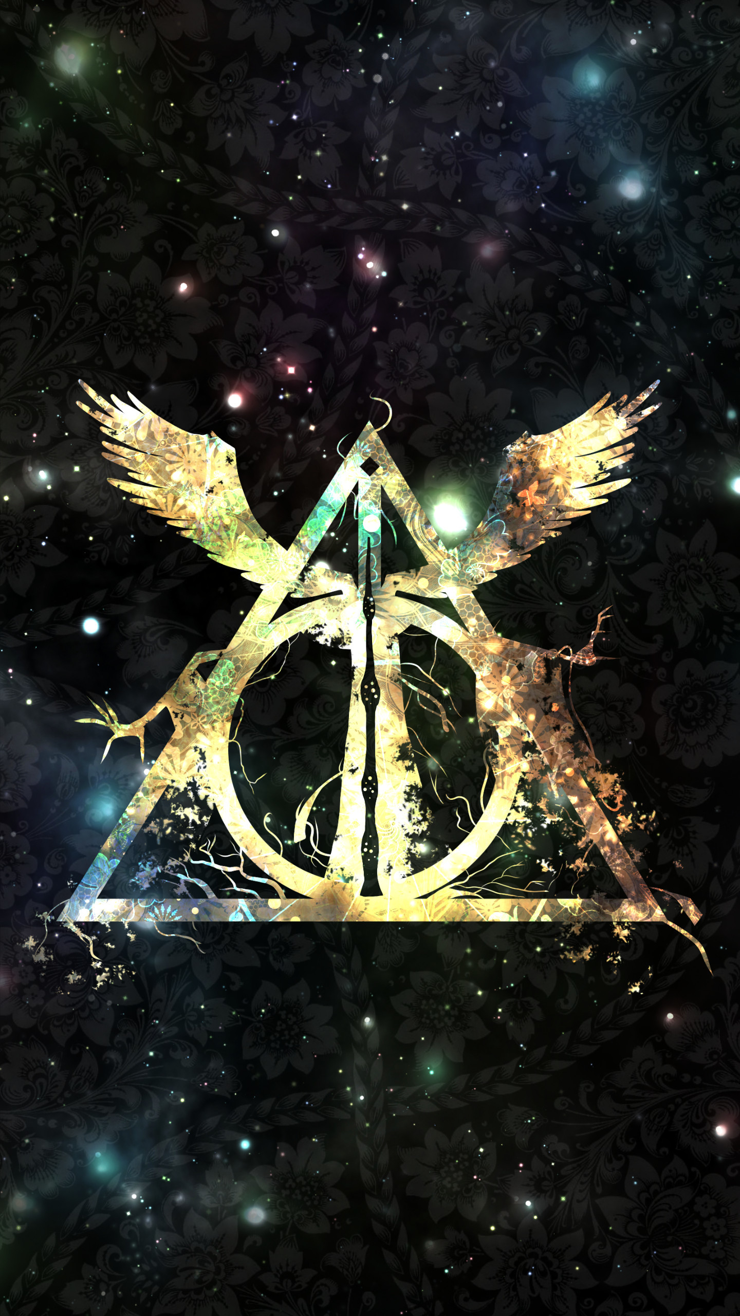 1440x2560 harry potter iphone wallpaper New Harry Potter And The Deathly Hallows  Symbol Wallpaper Wide