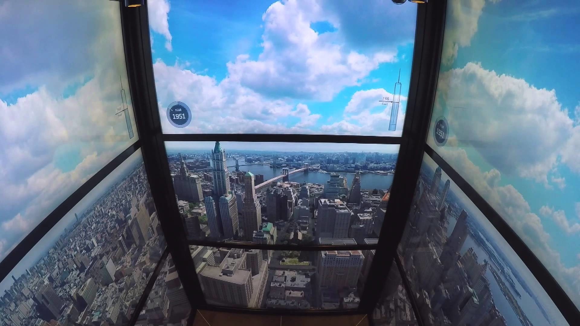 1920x1080 World Trade Center elevator video