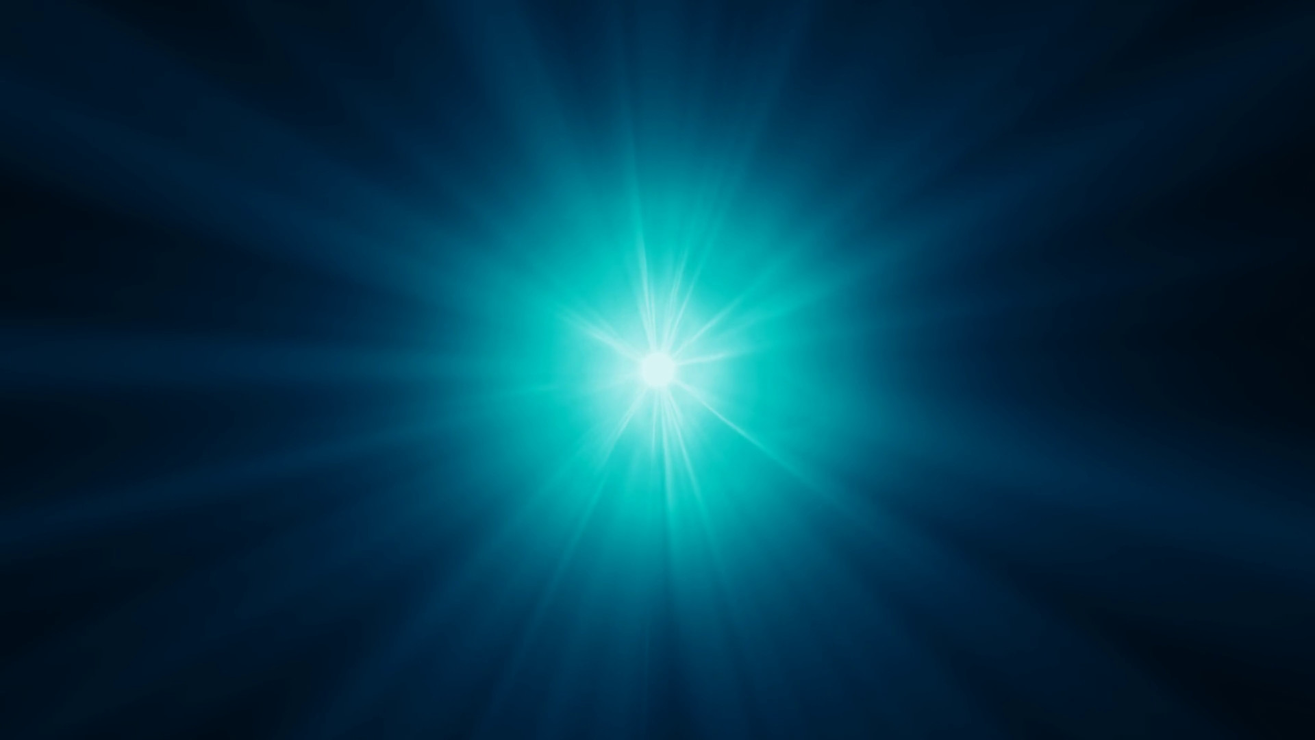 1920x1080 Blue rays of light flare outwards, making a sun-like effect against a dark  background. Motion Background - VideoBlocks