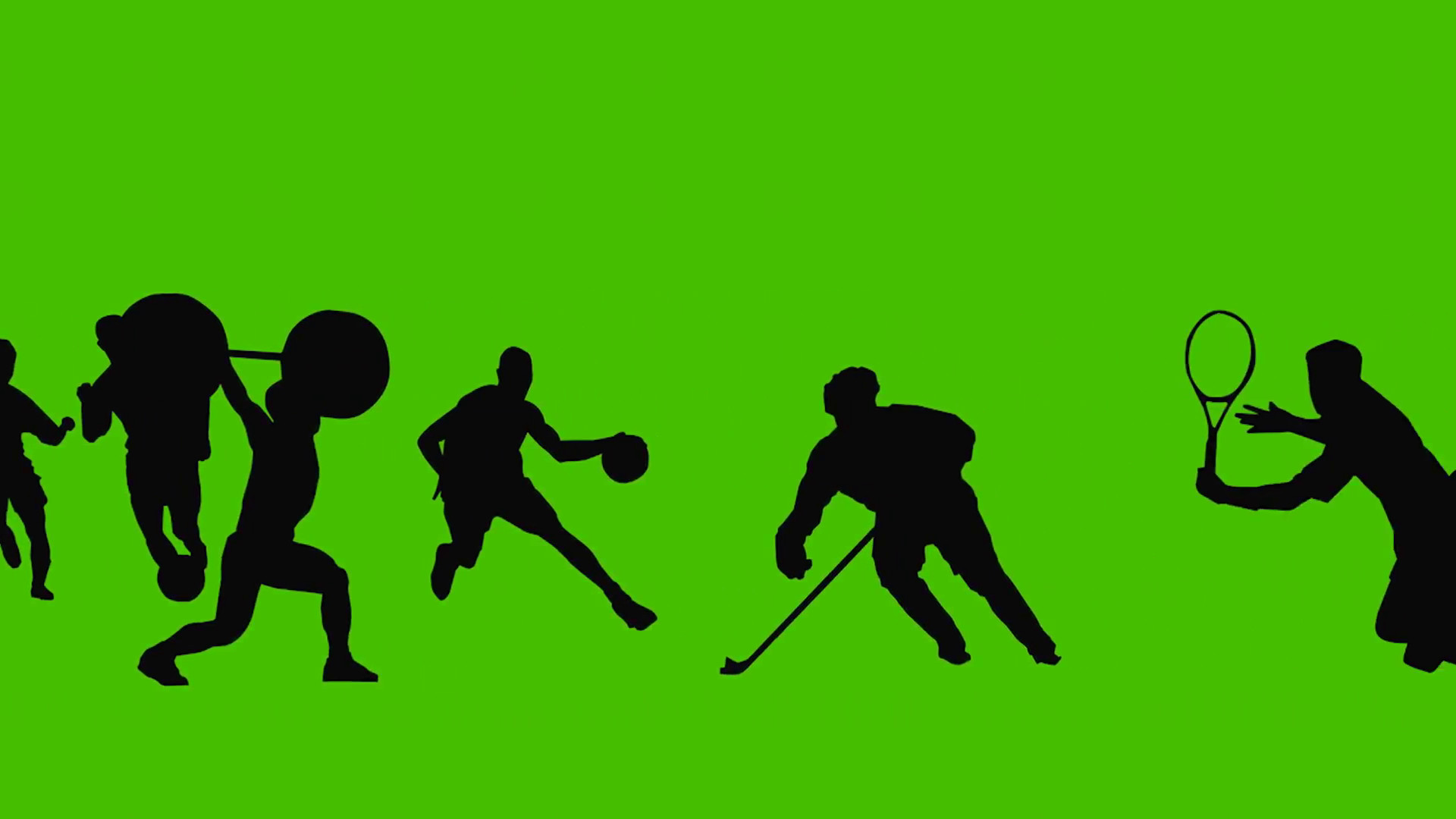 1920x1080 Silhouette sports, background, activity, olympic, flat, 3d space. Motion  Background - VideoBlocks