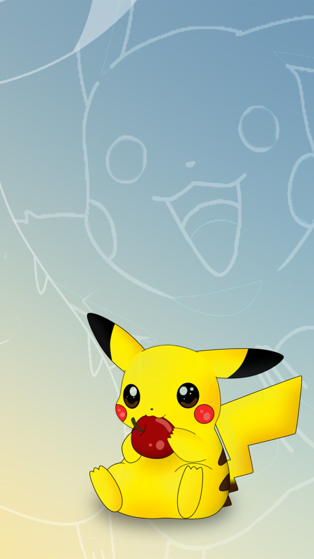 1080x1920 Pikachu wallpaper HD for desktop.