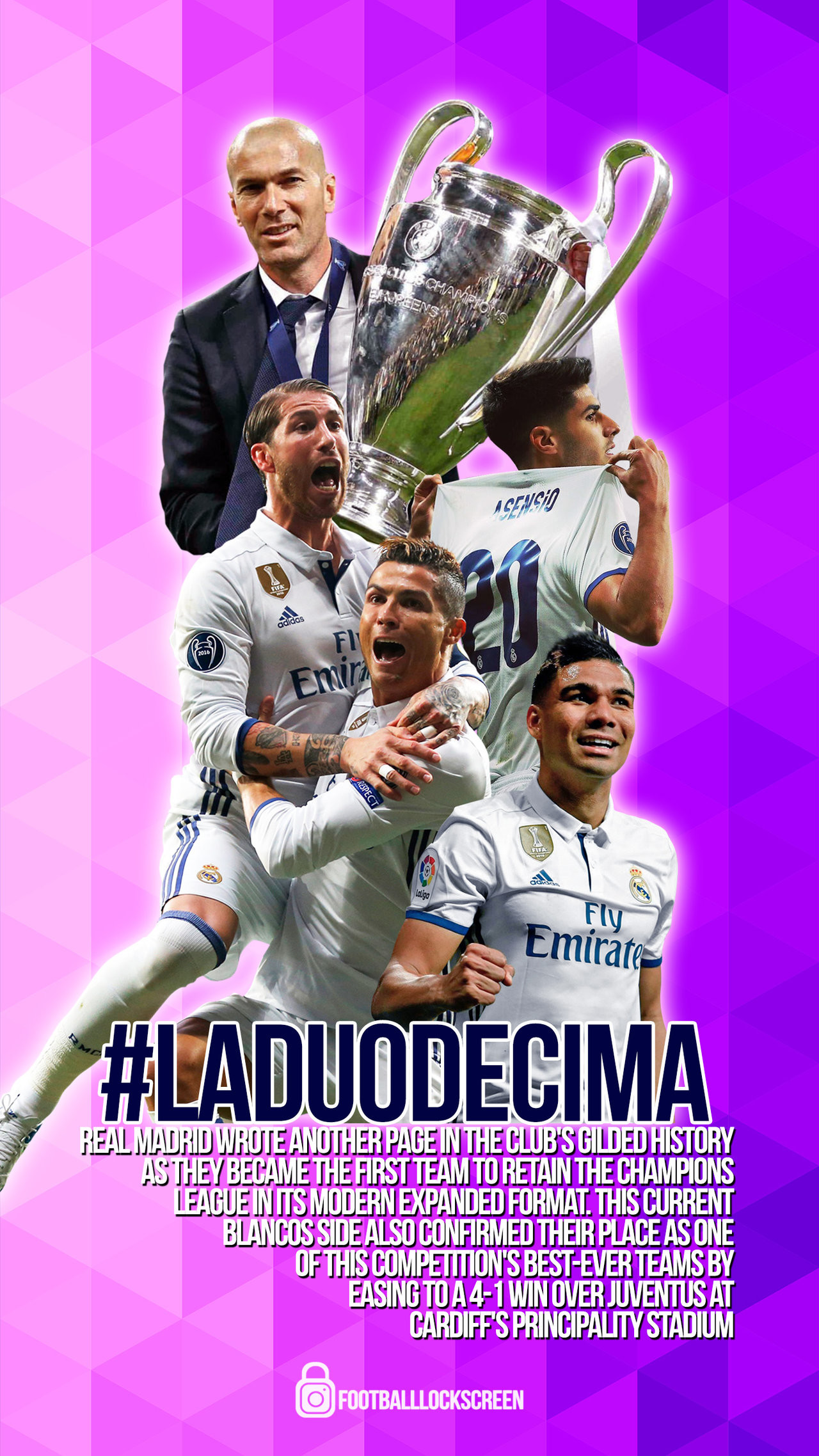 1280x2276 dianjay 1 0 Real Madrid La Duodecima Wallpaper | Champions 12 by  footballlockscreen