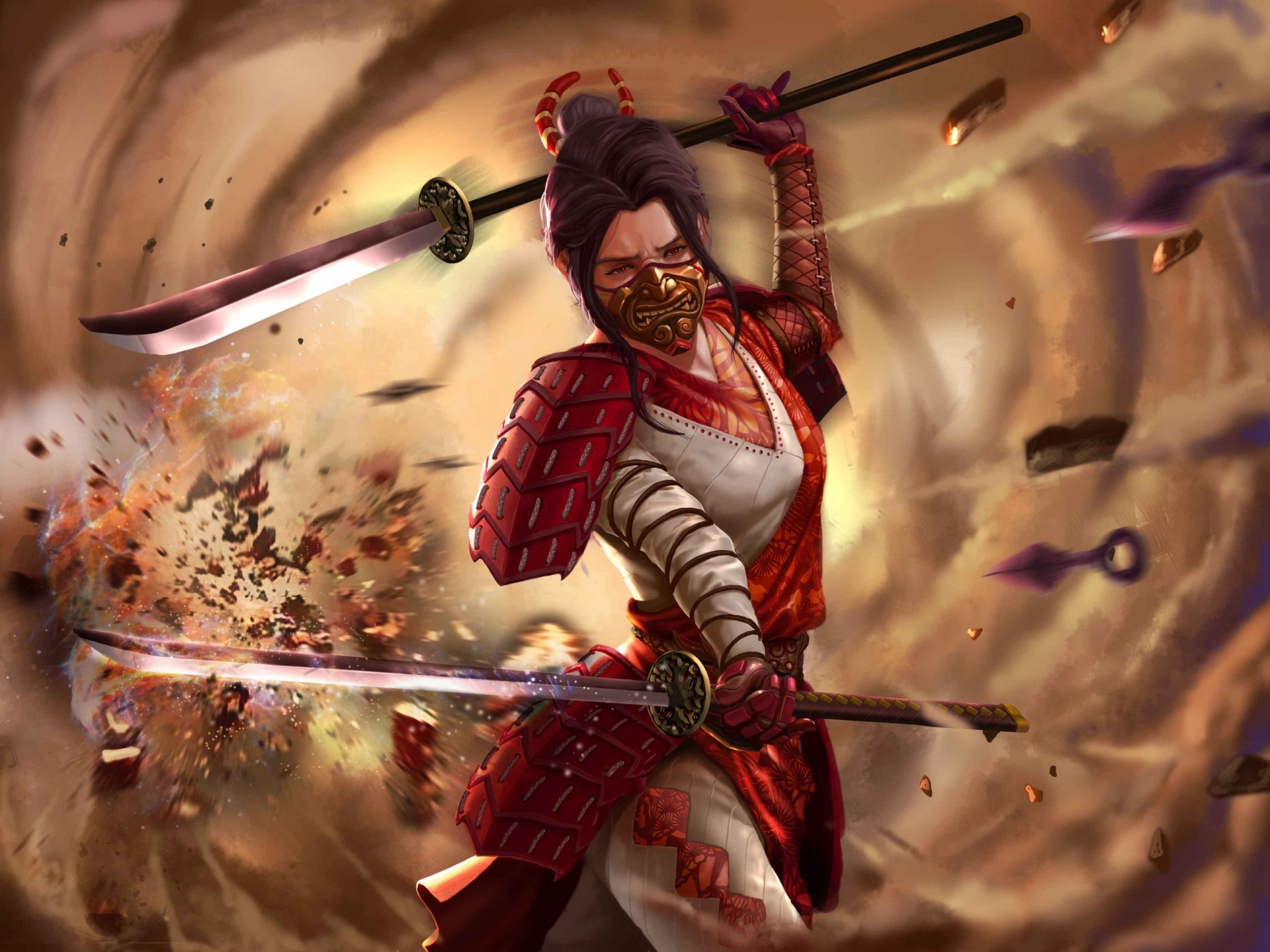 1920x1440 Fantasy Legend Of The Five Rings cardgame warrior warriors katana sword  swords asian wallpaper |  | 80495 | WallpaperUP