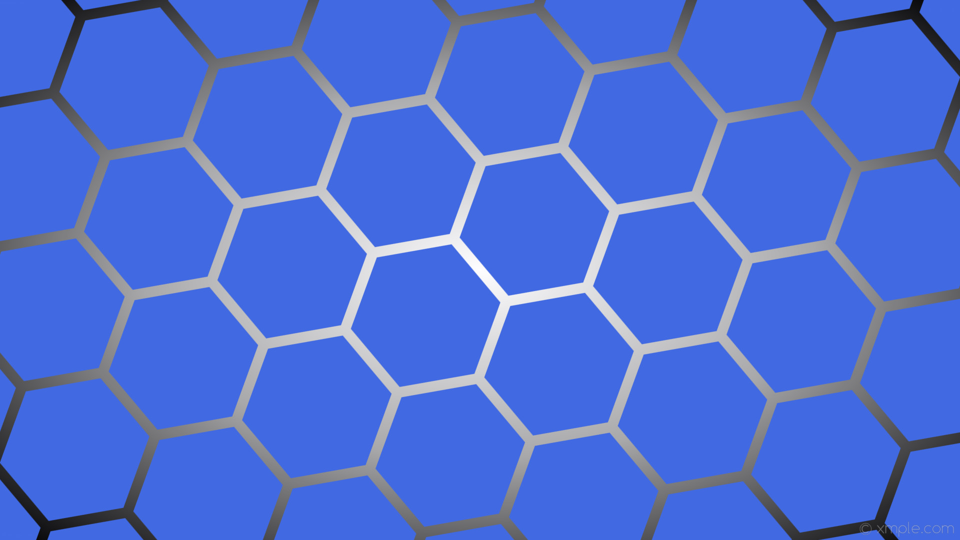 1920x1080 wallpaper grey gradient hexagon black blue white glow royal blue dark gray  ffffff