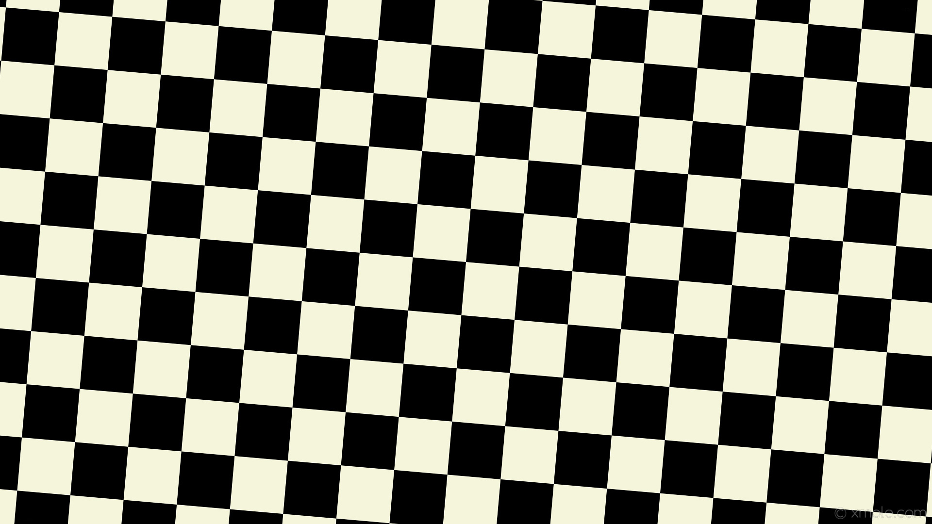 1920x1080 wallpaper black white checkered squares beige #000000 #f5f5dc diagonal 85Â°  110px