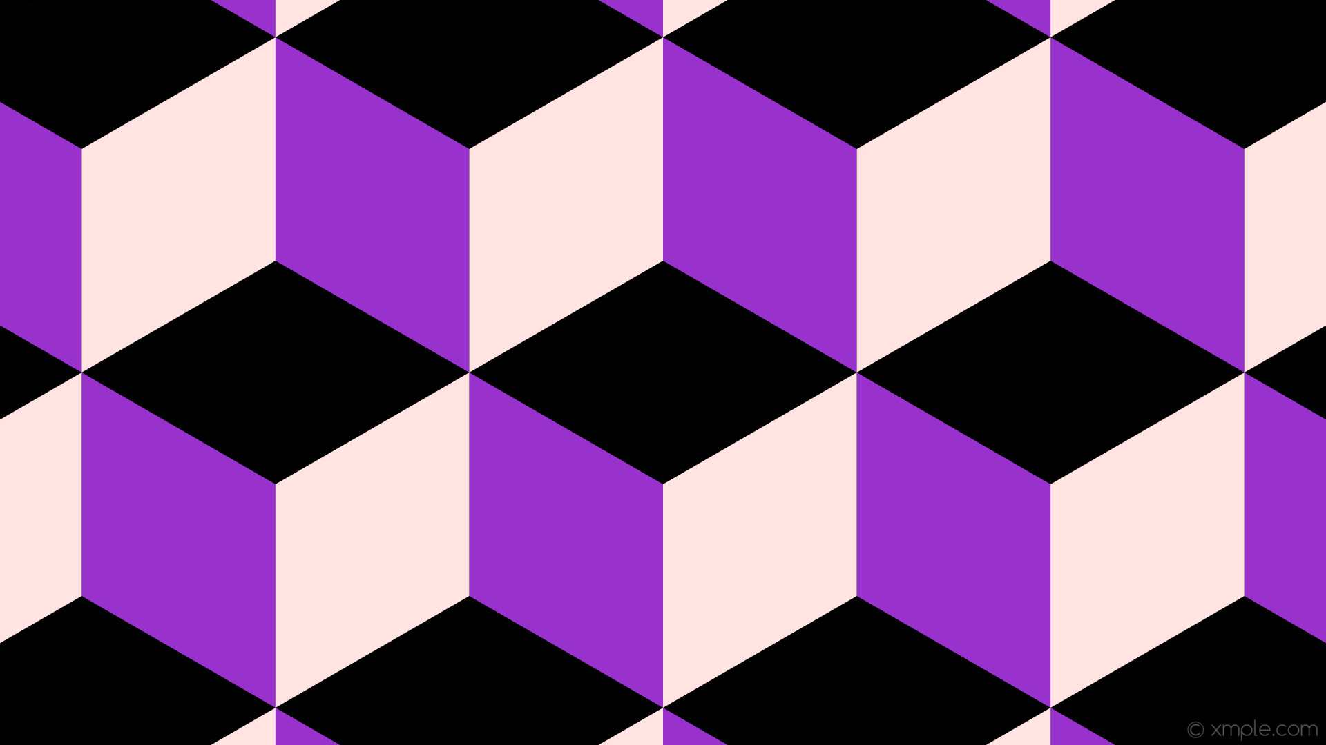 1920x1080 wallpaper purple 3d cubes white black dark orchid misty rose #000000  #9932cc #ffe4e1
