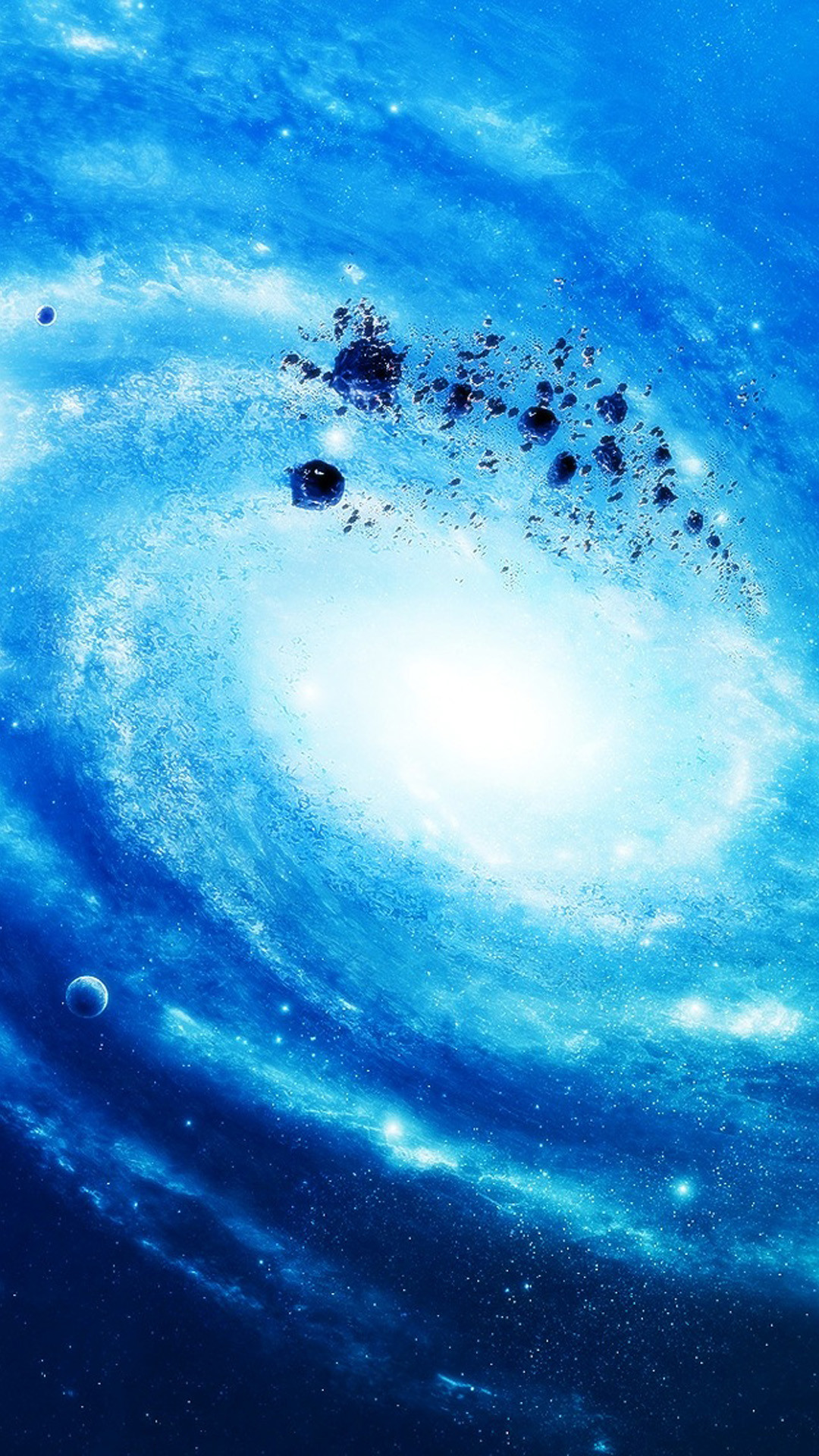 1080x1920 Silver Space Galaxy #iPhone #6 #plus #wallpaper