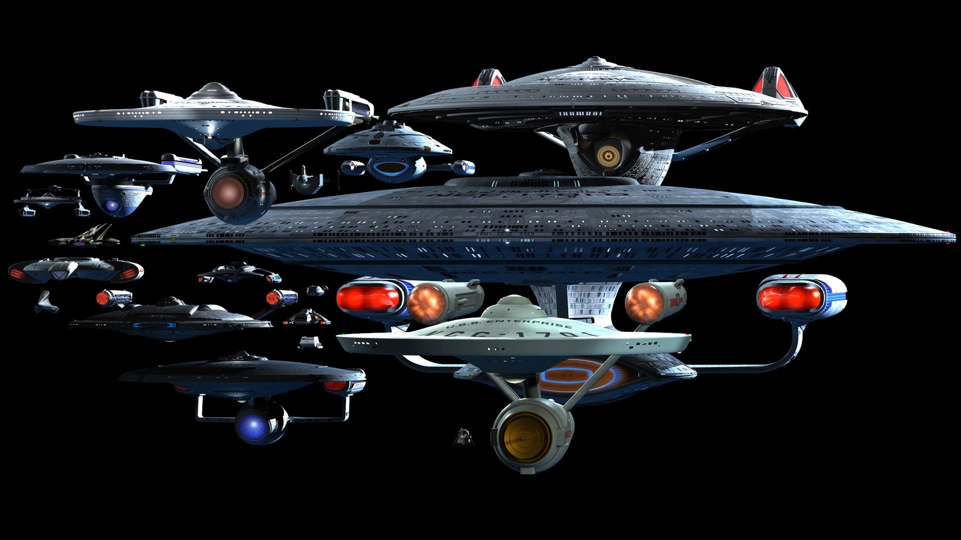 1920x1080 Star Trek Ships Of The Line