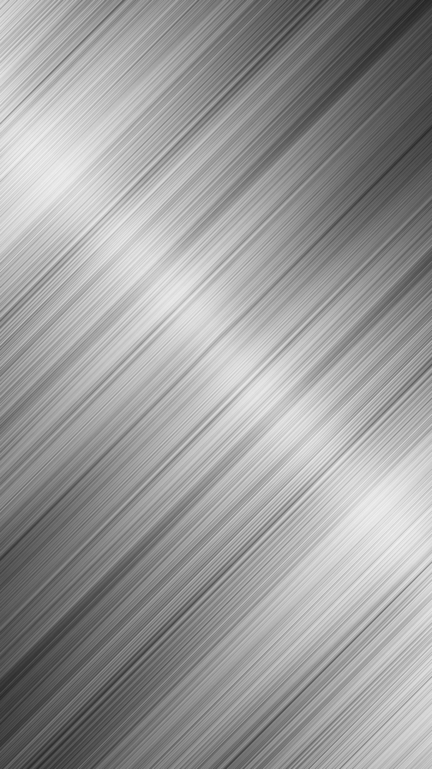 1440x2560  Wallpaper metal, lines, stripes, light, shiny, silver