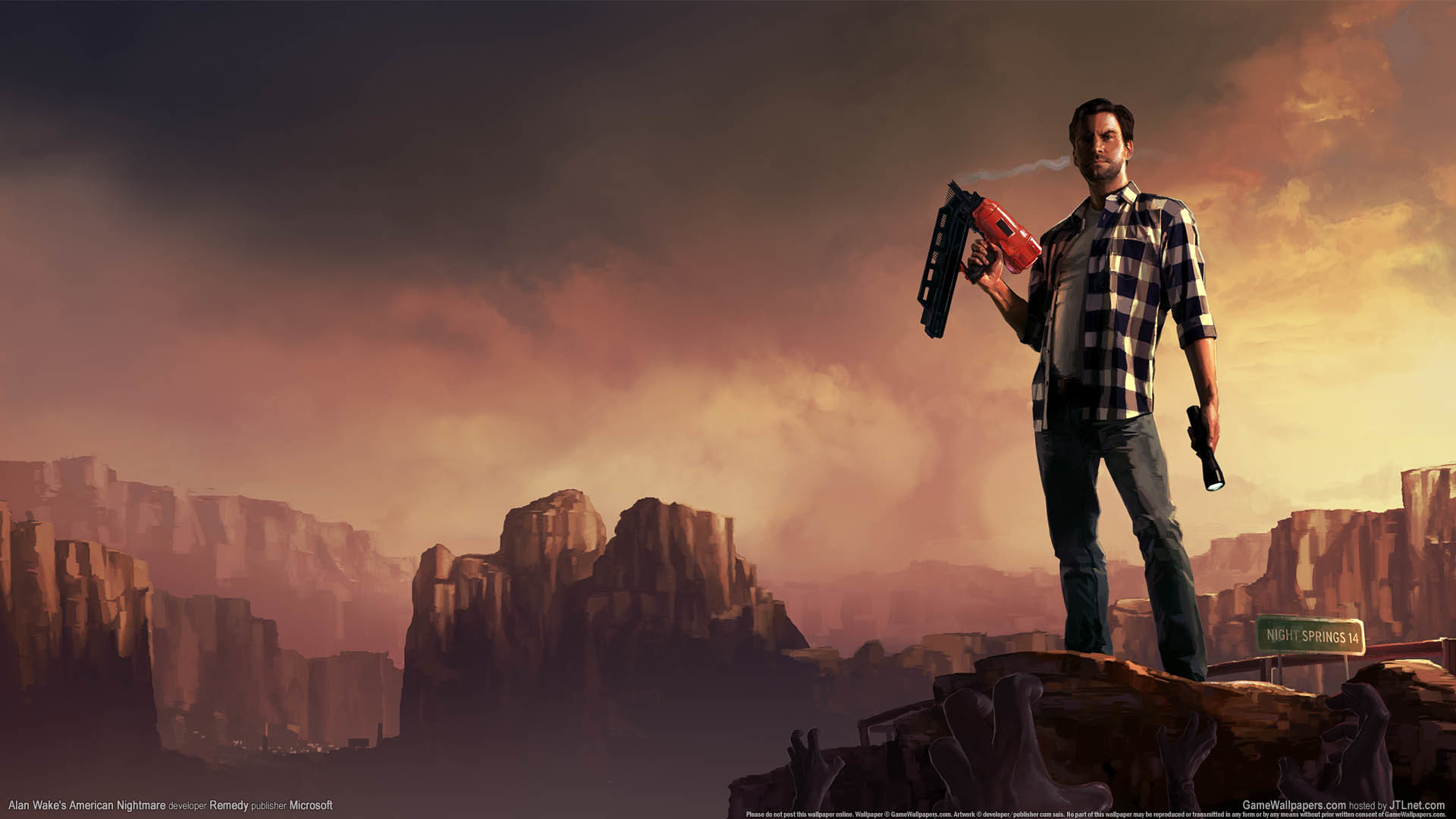1920x1080 Alan Wake's American Nightmare wallpaper or background Alan Wake's American  Nightmare wallpaper or background 01