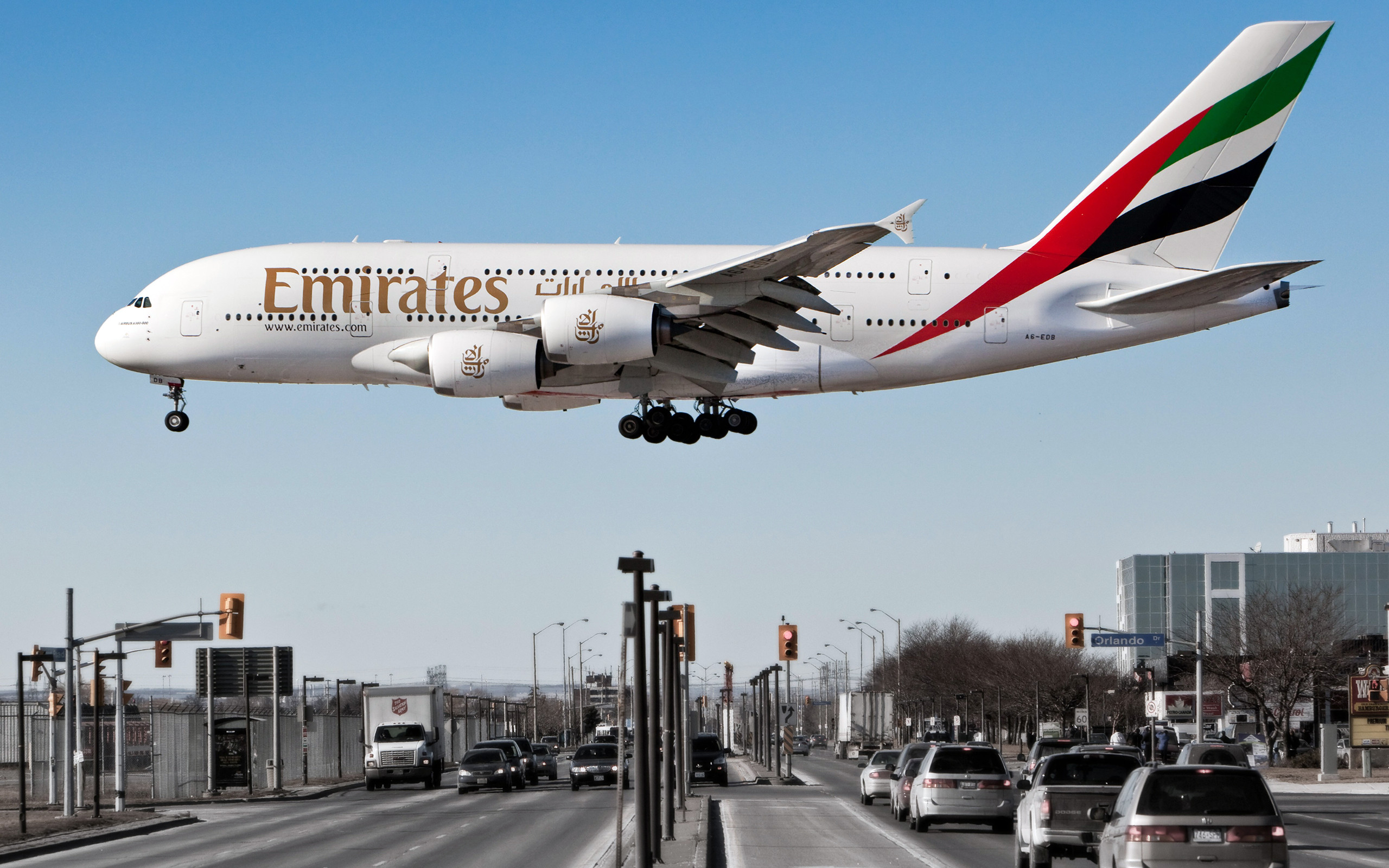 2560x1600 Airbus A380-800 Aircraft Airliners Emirates Airlines ...