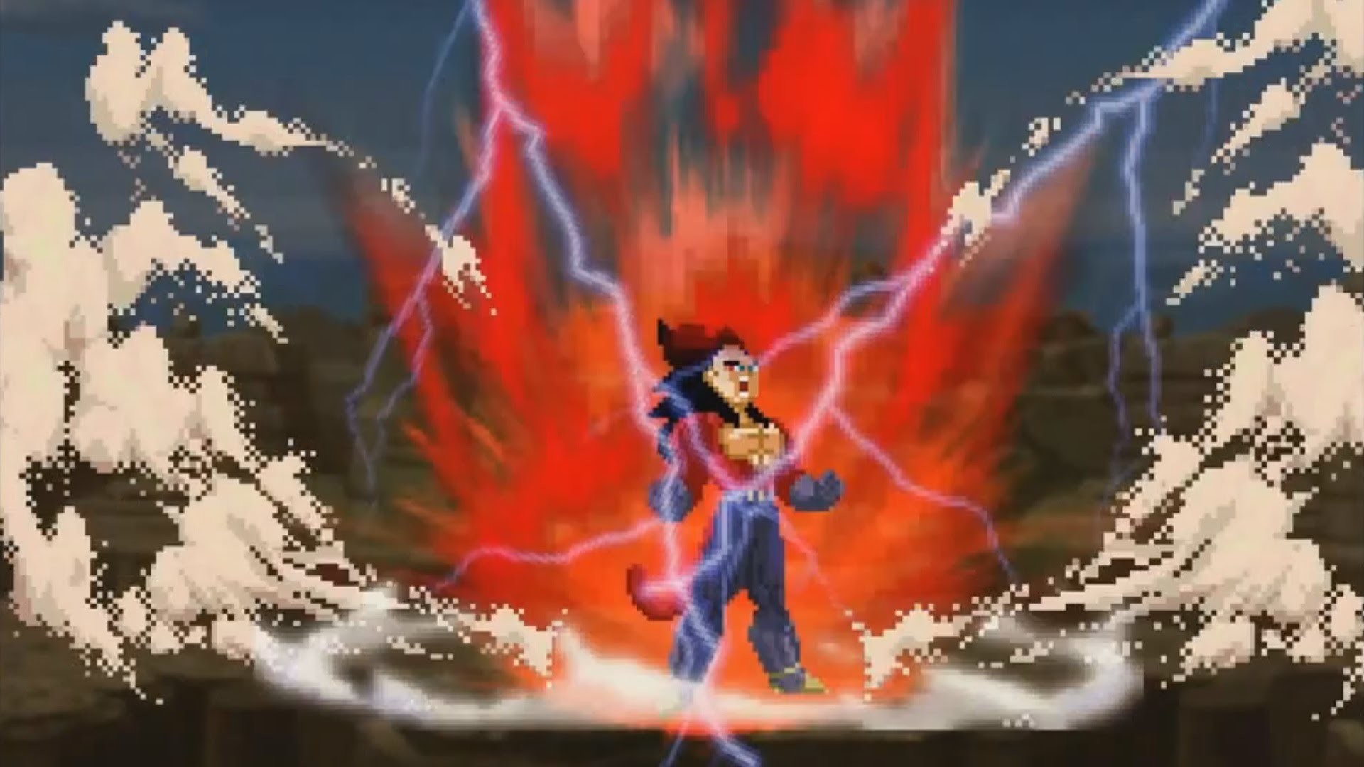 1920x1080 Goku And Vegeta Transformation Super Saiyan 5 (Sprite Animation) - YouTube
