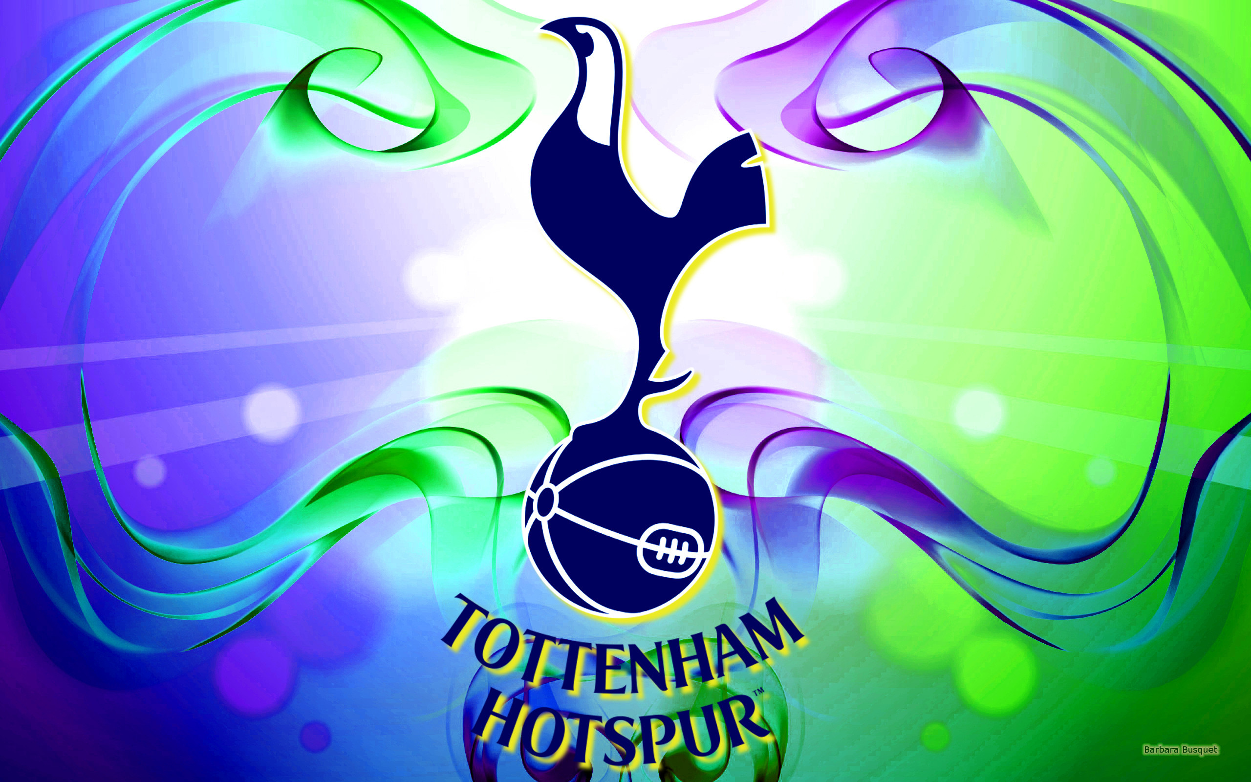 2560x1600 Blue green Tottenham Hotspur wallpaper.