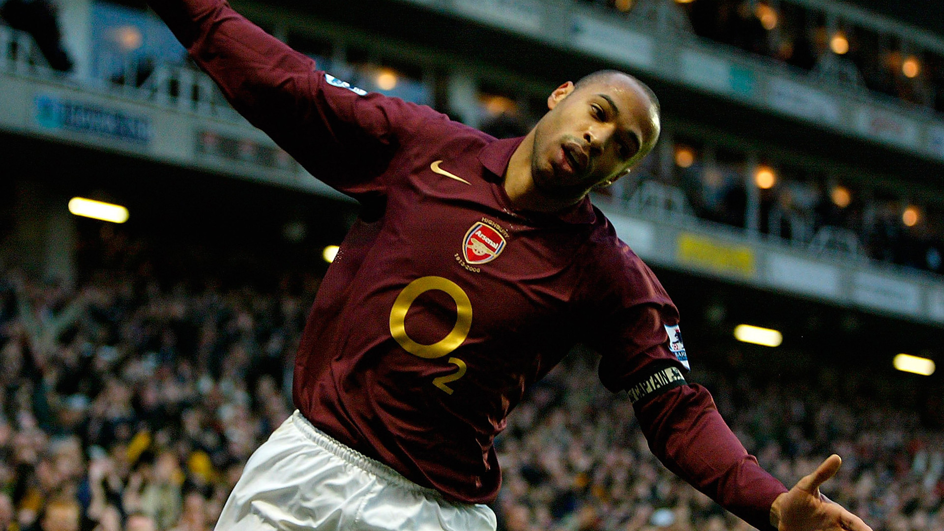 1920x1080 In the 2005/06 season Thierry Henry scored his 150th Barclays Premier  League goal for