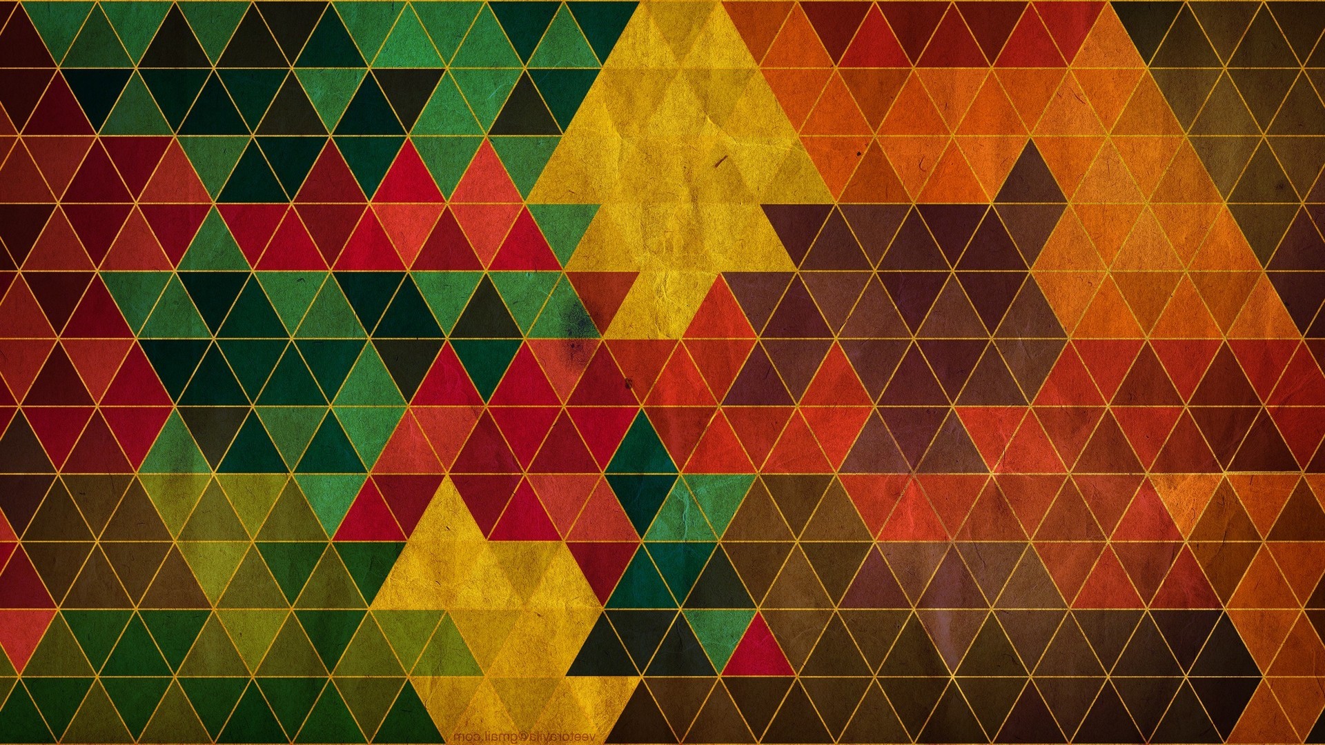 1920x1080 Triangle Pattern Abstract HD Wallpaper