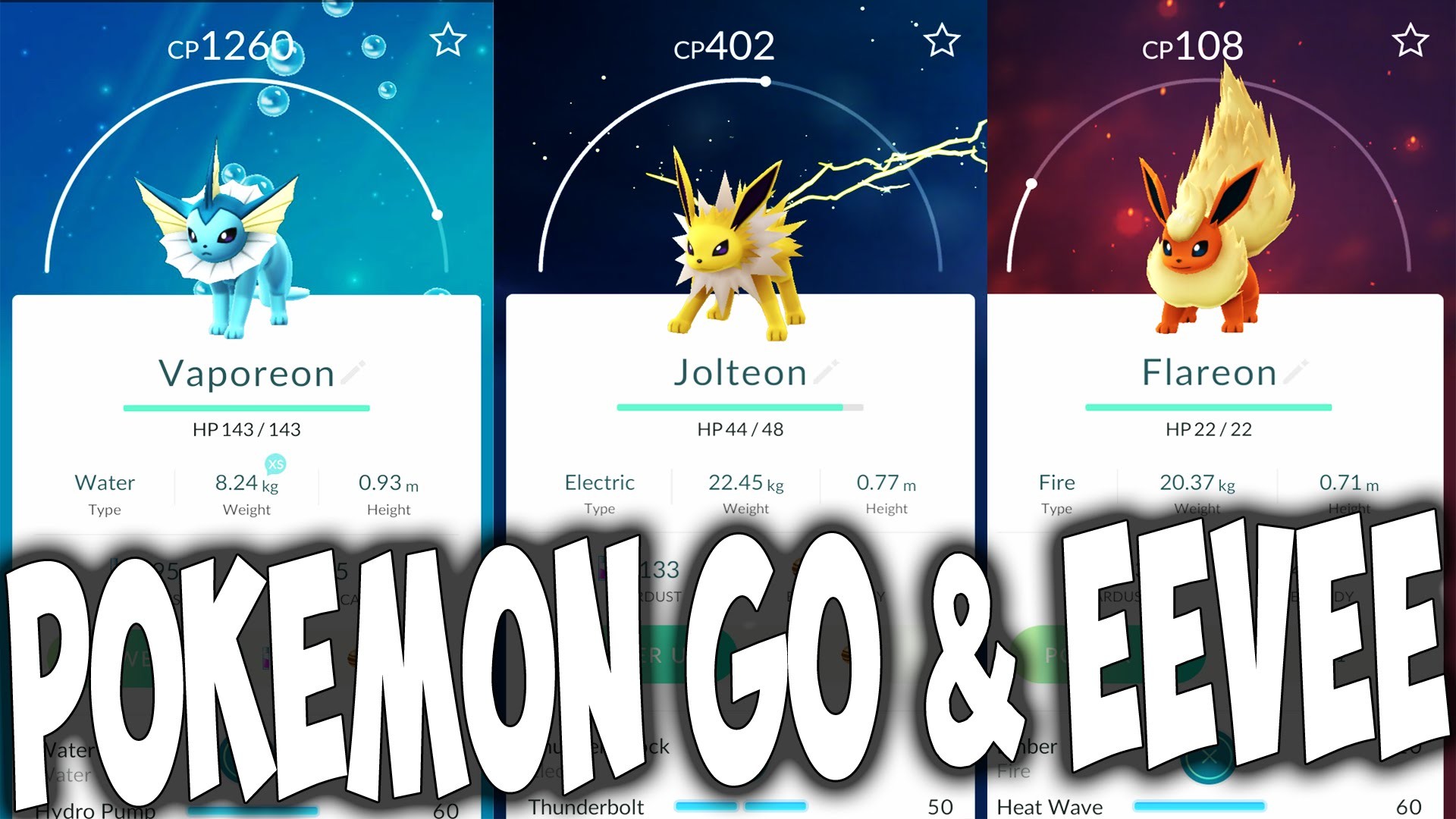 1920x1080 How To Evolve Eevee Into What You Want In Pokemon GO - Advanced Tips -  YouTube