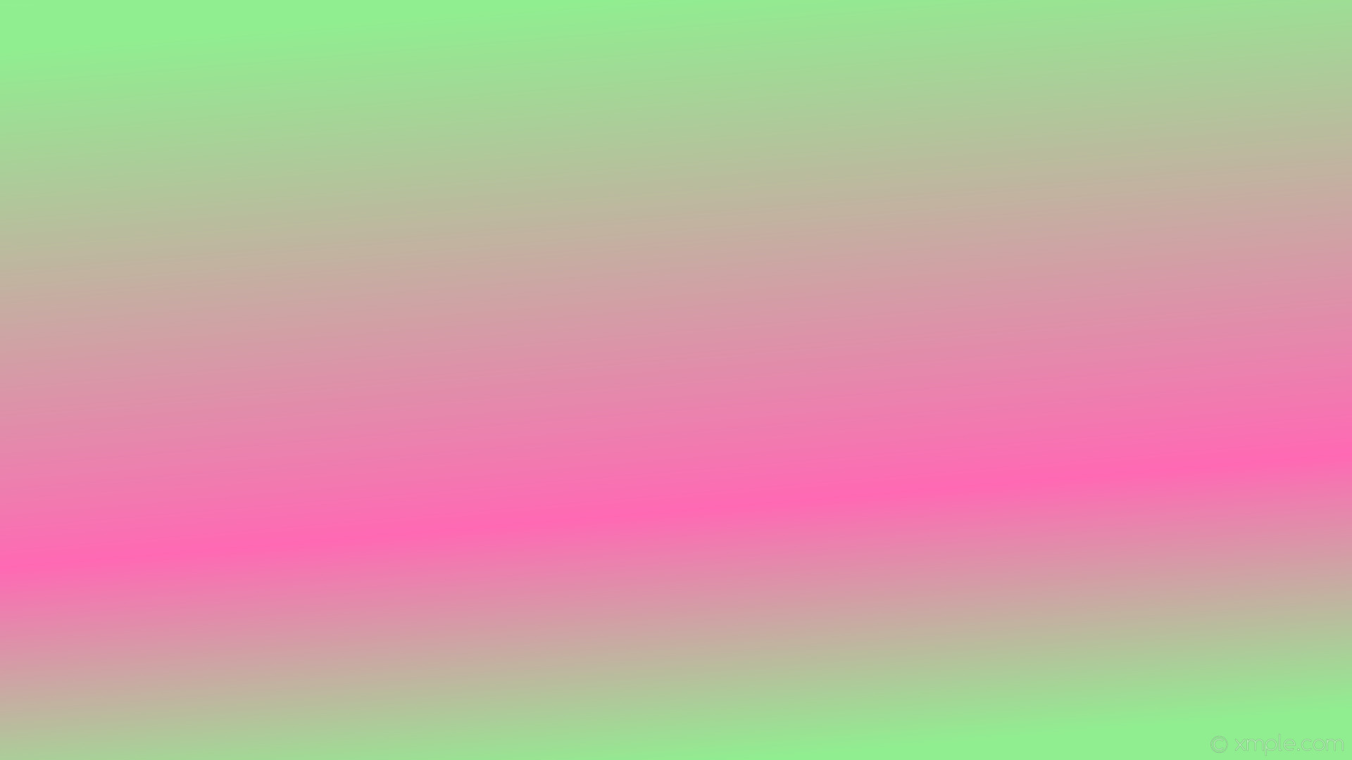 1920x1080 wallpaper linear pink green gradient highlight light green hot pink #90ee90  #ff69b4 285Â°
