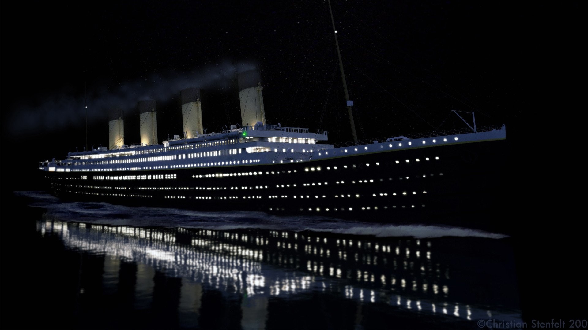 Mô Hình Tàu Thuỷ RMS Titanic  Trưng Bày Sang Trọng  Gỗ Tự Nhiên  Thân  80cm Đèn LED Màu Showroom Tàu Thuyền Mô Hình Quà Tặng Gỗ Mỹ Nghệ