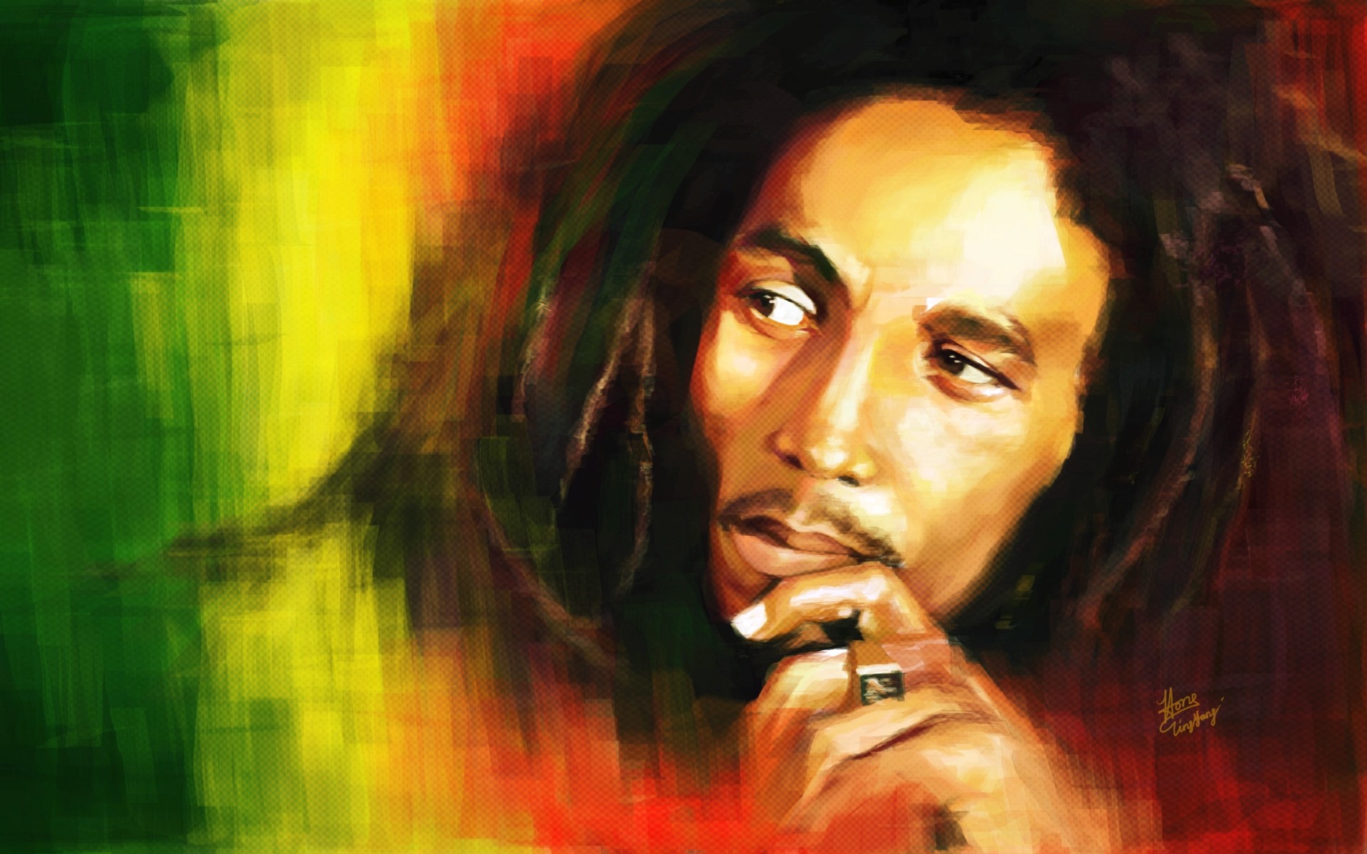 1920x1200 Bob Marley Wallpaper