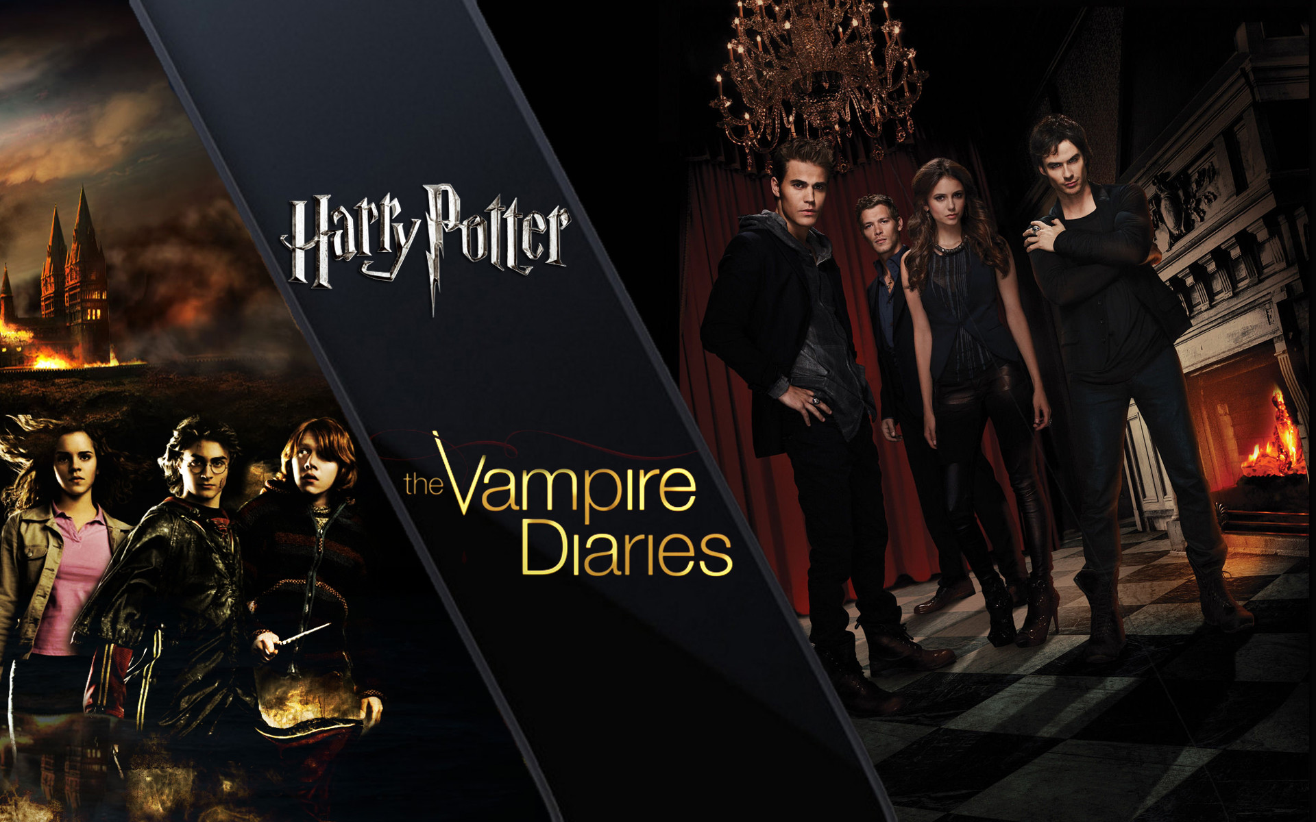 1920x1200 Harry Potter and The Vampire Diaries images HP and TVD Wallpaper HD  wallpaper and background photos