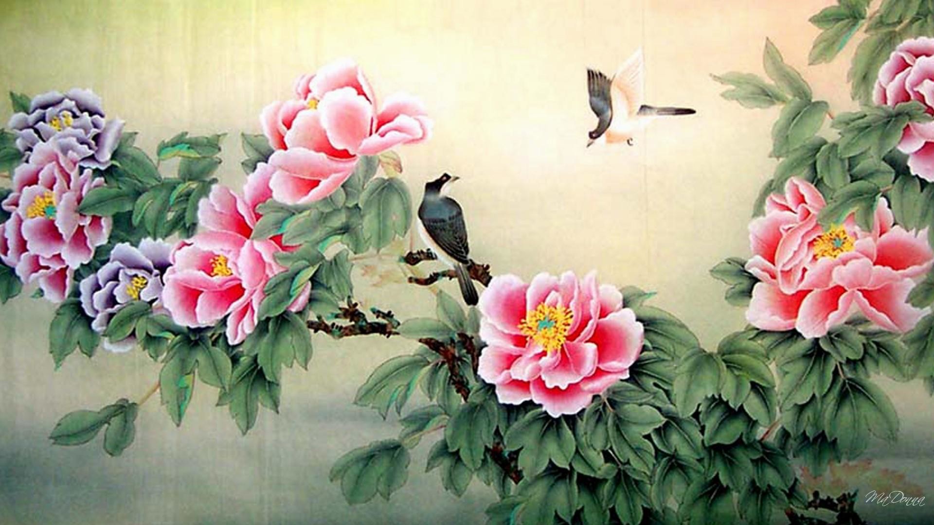 1920x1080 6. chinese-flowers-wallpaper6-600x338