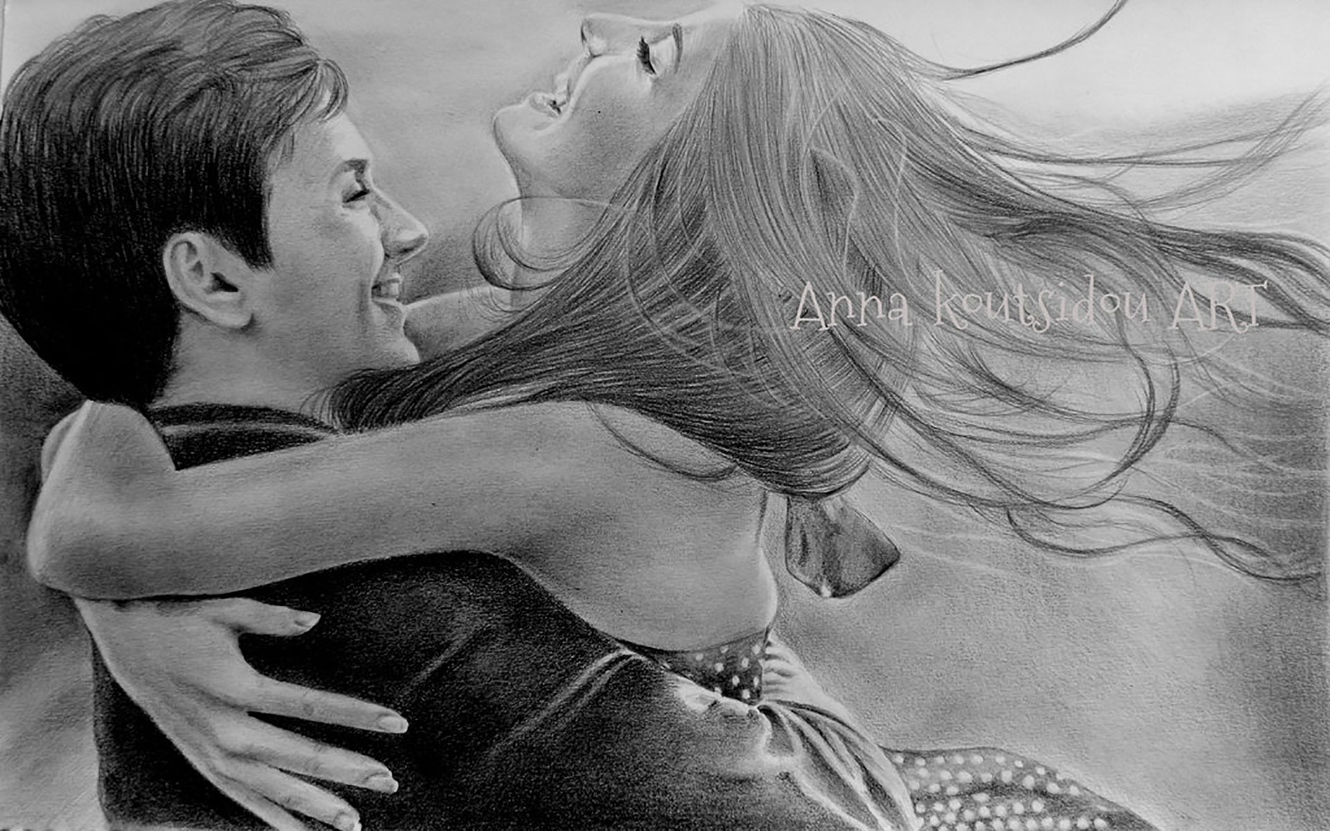 1920x1200 ... Love Hug Kiss Romantic Pencil Animated Couple Pics With Quotes Cute Love  Drawings Pencil Art ...