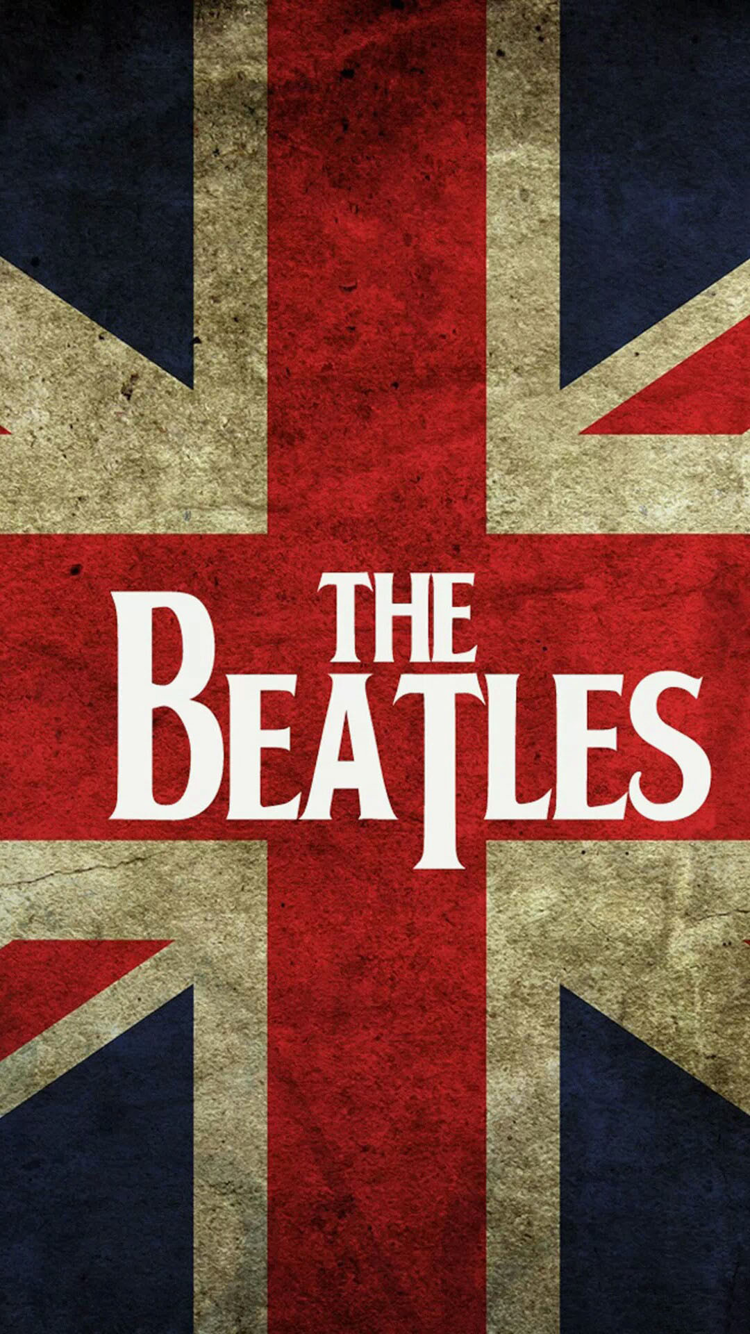 1080x1920 The Beatles UK Flag Android Wallpaper